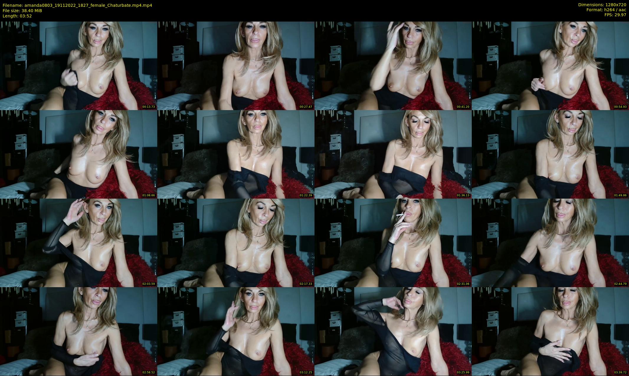 amanda0803 — 4 minute Chaturbate female cam show recording, 720p, Nov 19, 2022