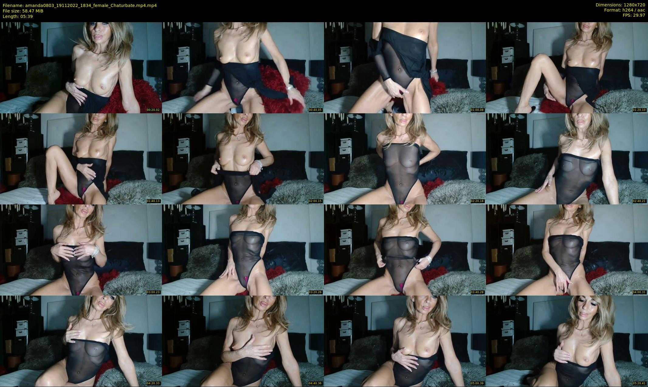 amanda0803 — 6 minute Chaturbate female cam show recording, 720p, Nov 19, 2022