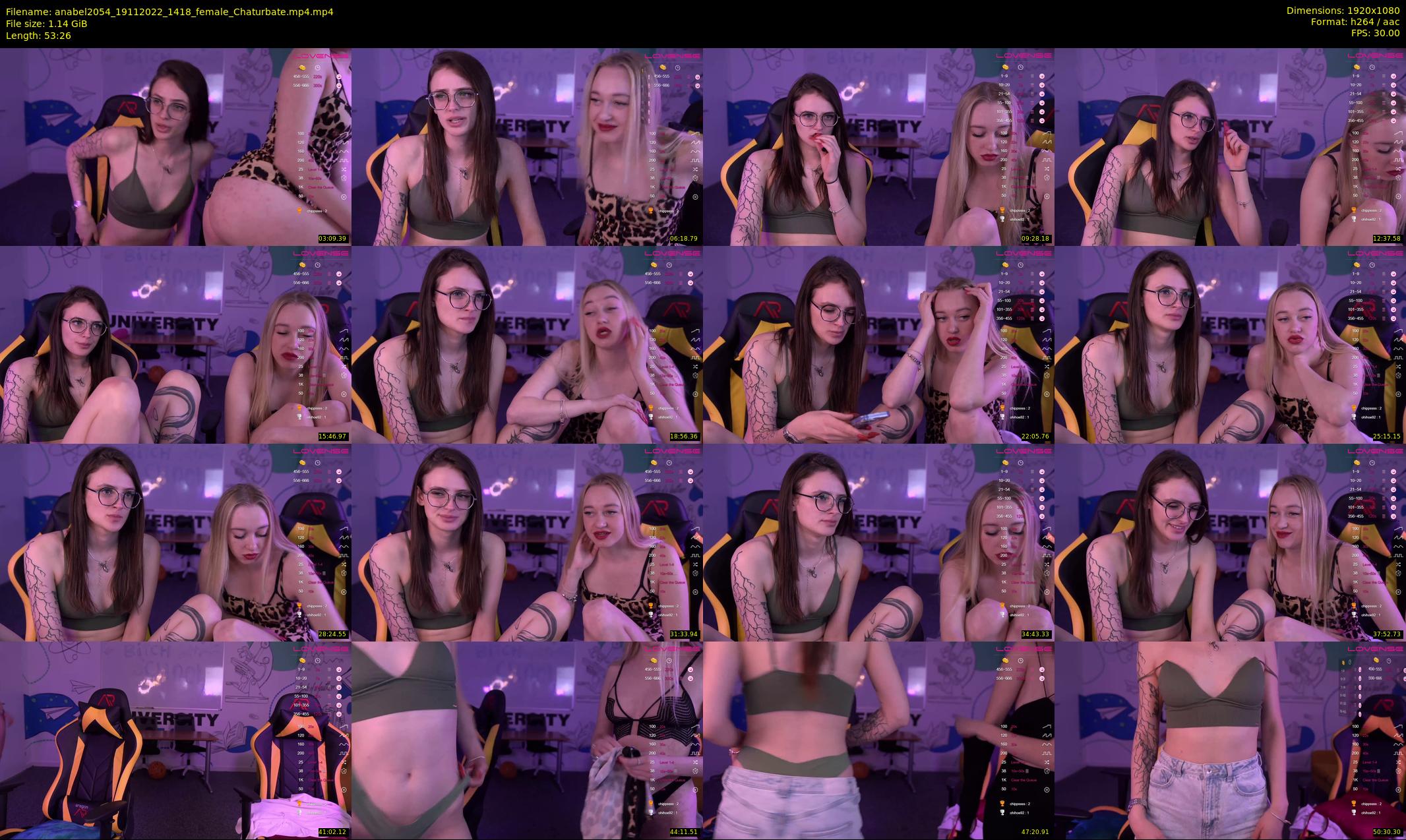 anabel2054 — 54 minute Chaturbate female cam show recording, 1080p, Nov 19, 2022
