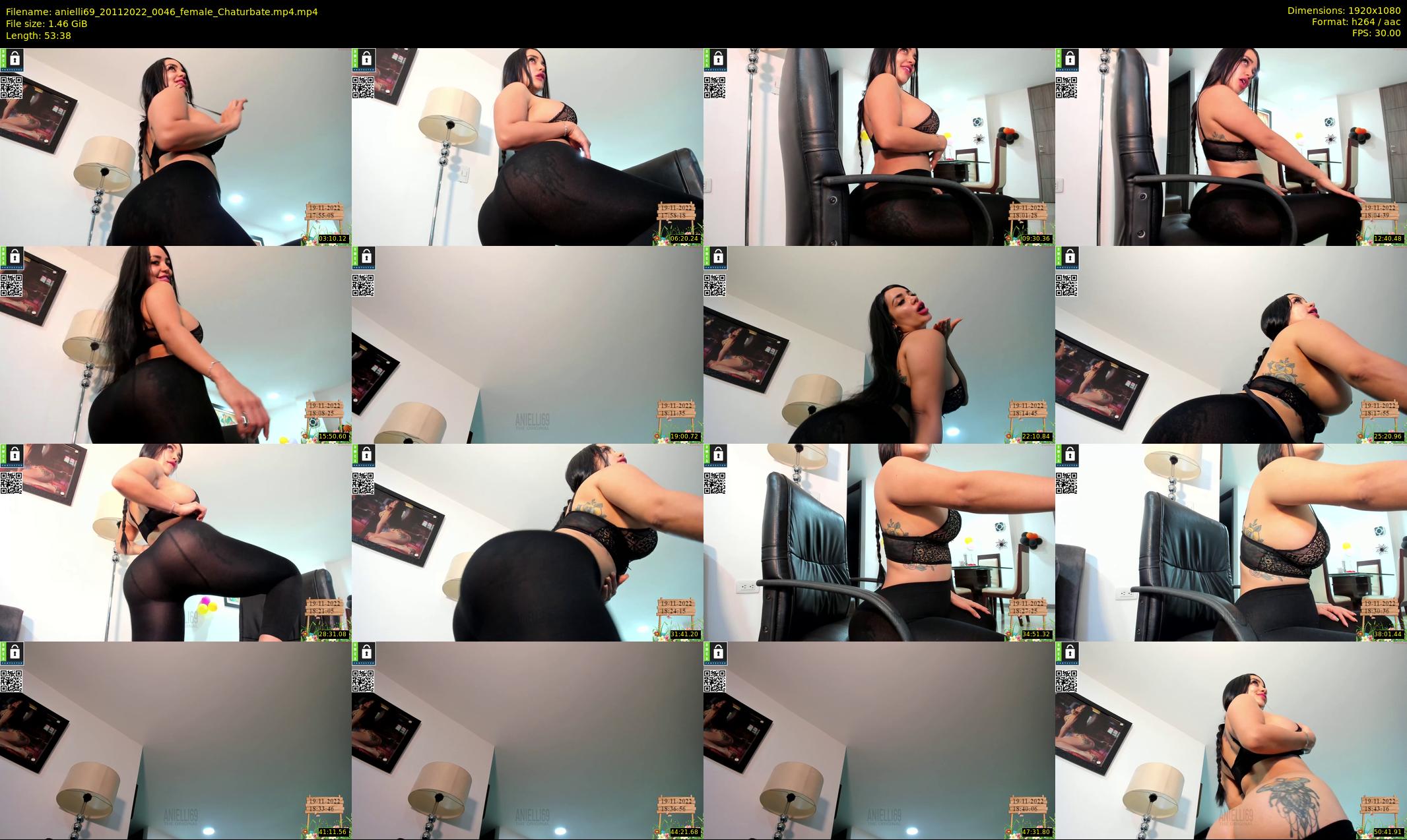 anielli69 — 54 minute Chaturbate female cam show recording, 1080p, Nov 20, 2022