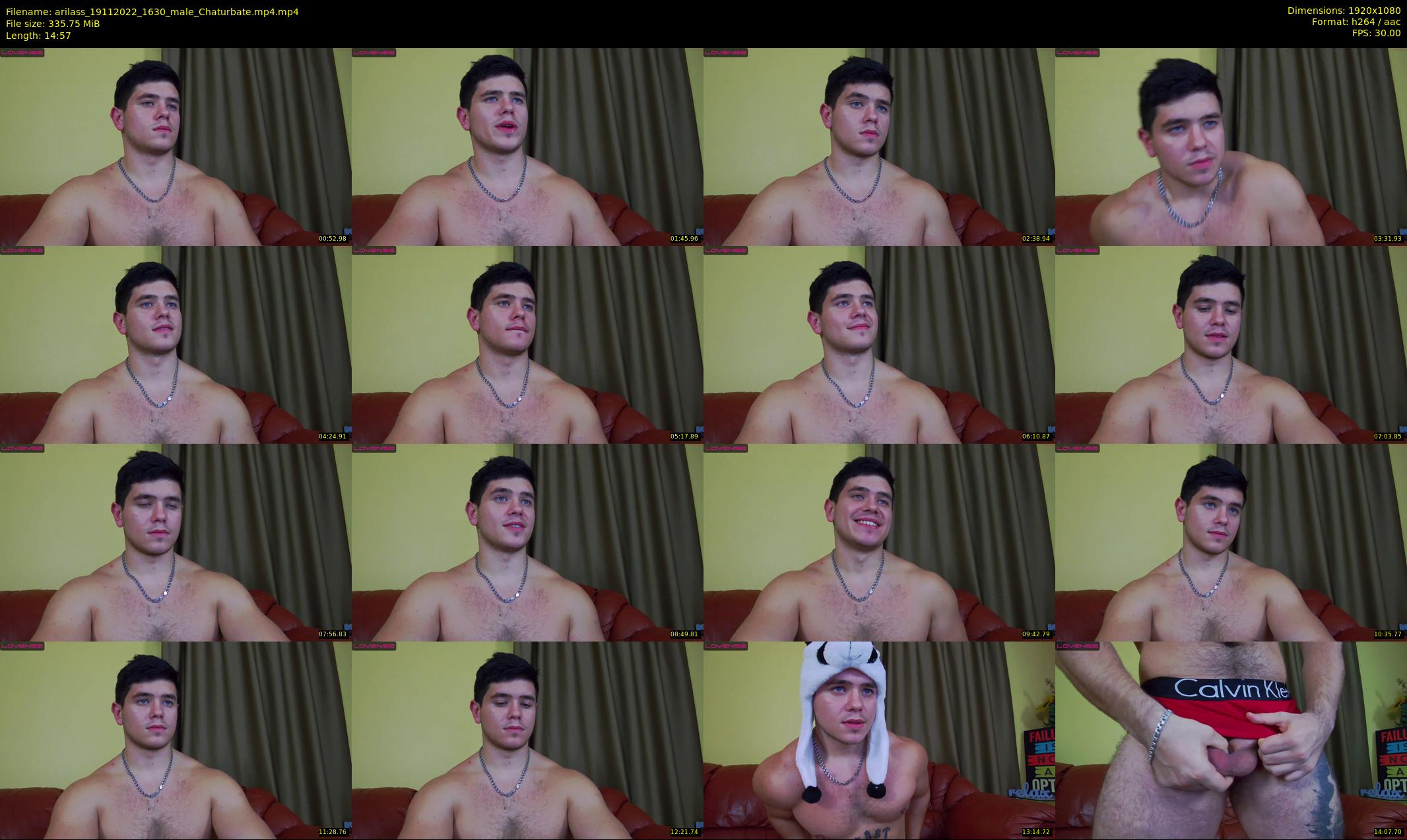 arilass — 15 minute Chaturbate male cam show recording, 1080p, Nov 19, 2022