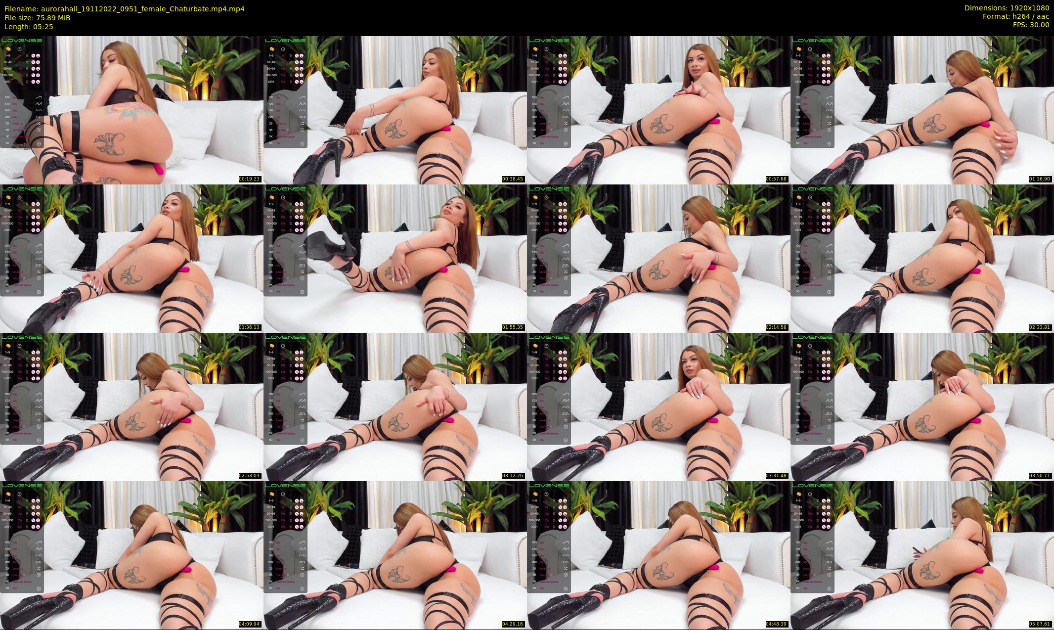 aurorahall — 6 minute Chaturbate female cam show recording, 1080p, Nov 19, 2022