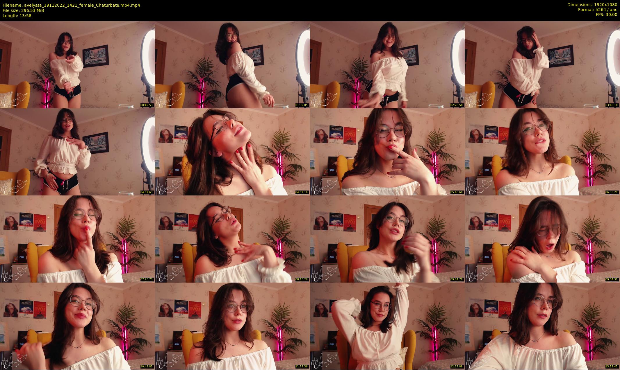 avelyssa — 14 minute Chaturbate female cam show recording, 1080p, Nov 19, 2022