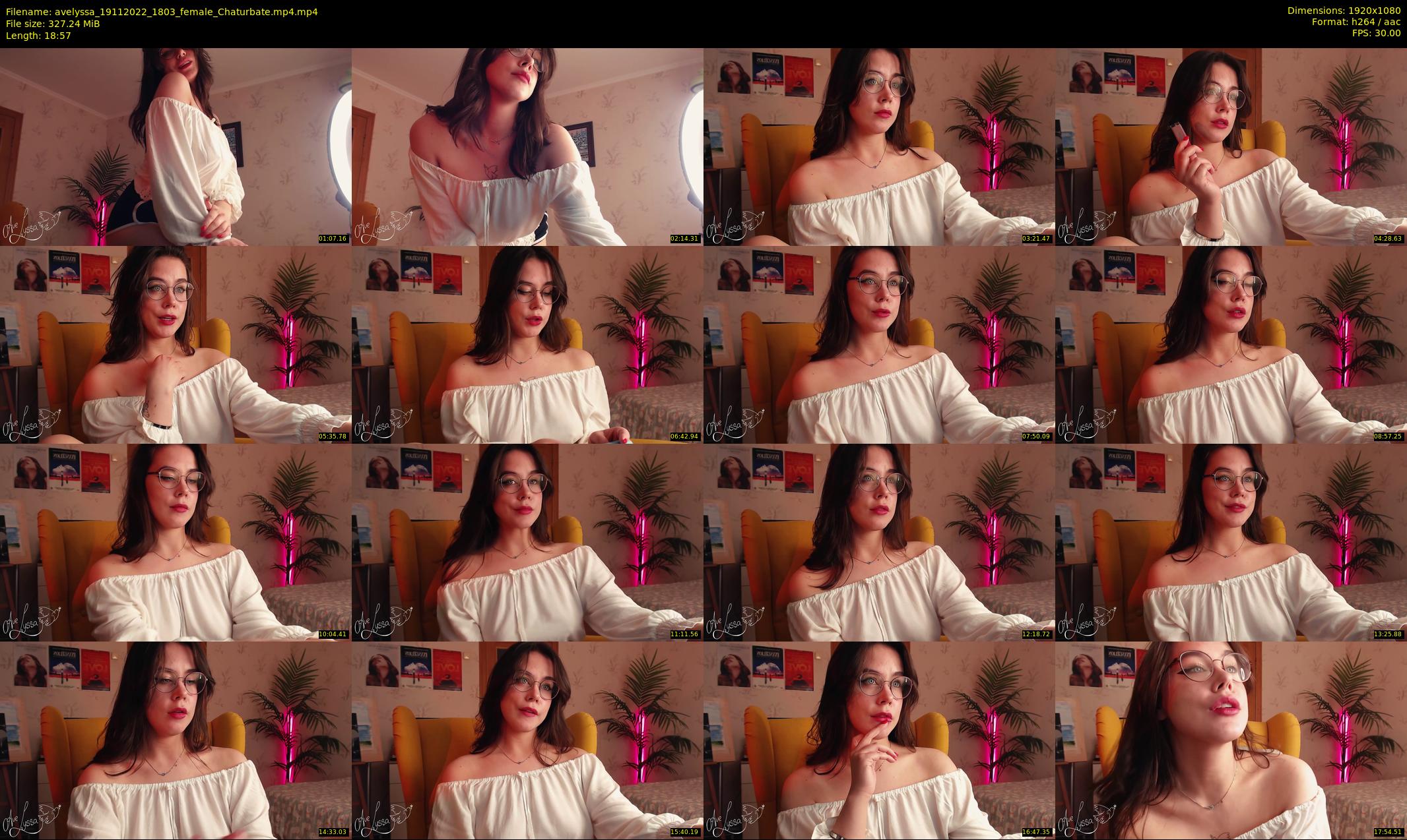 avelyssa — 19 minute Chaturbate female cam show recording, 1080p, Nov 19, 2022