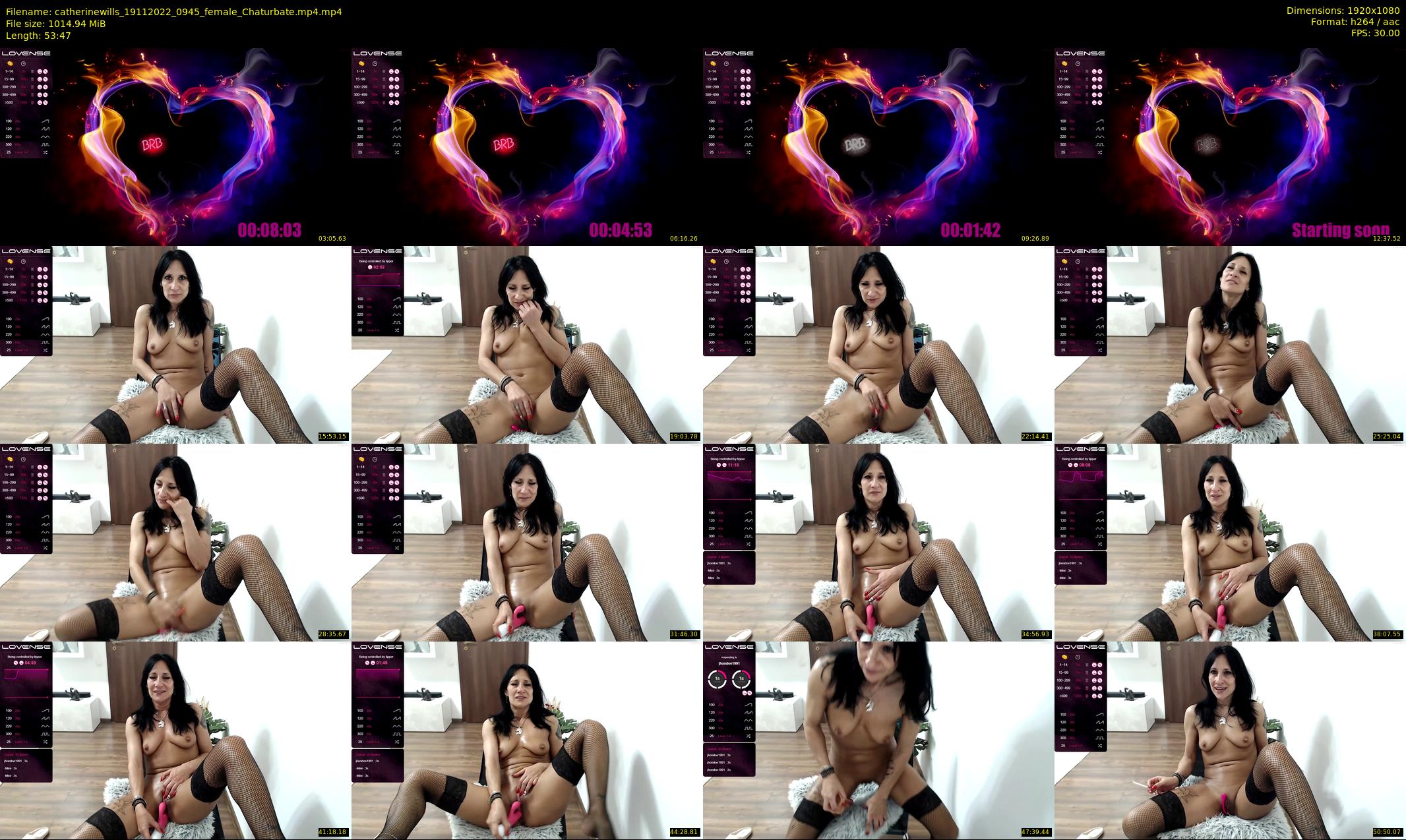 catherinewills — 54 minute Chaturbate female cam show recording, 1080p, Nov 19, 2022