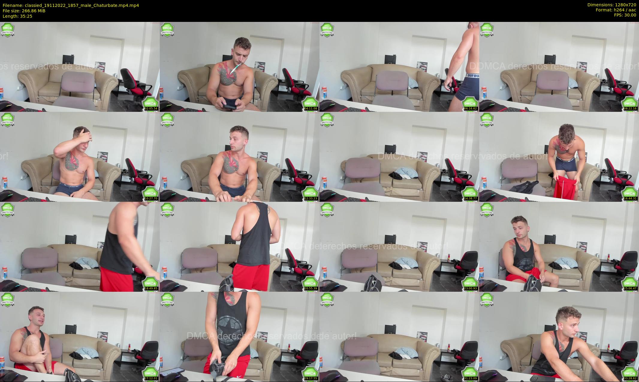 classied — 36 minute Chaturbate male cam show recording, 720p, Nov 19, 2022