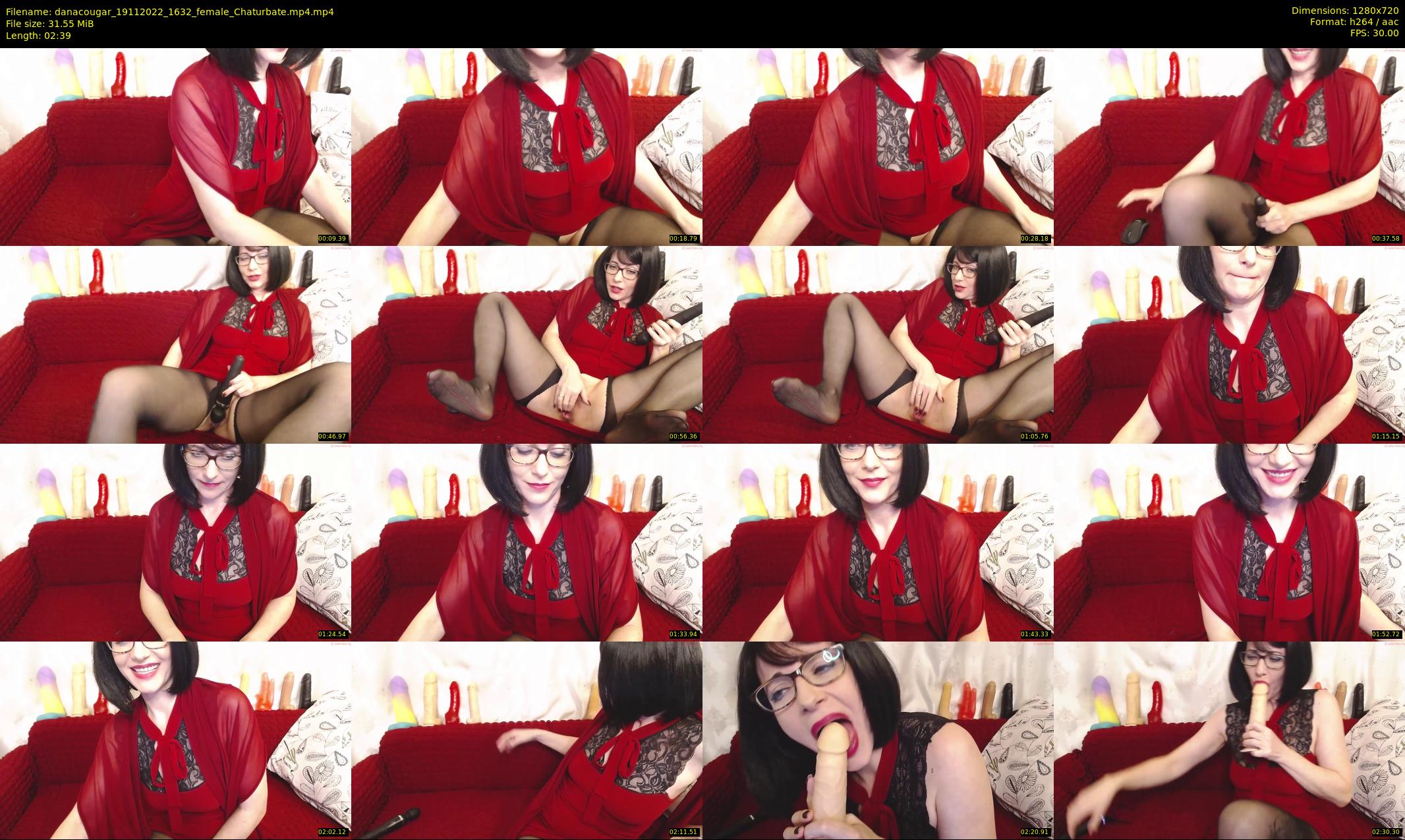 danacougar — 3 minute Chaturbate female cam show recording, 720p, Nov 19, 2022