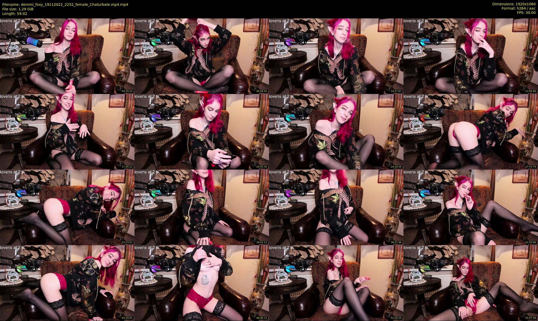 demmi_foxy — 60 minute Chaturbate couple cam show recording, 1080p, Nov 19, 2022