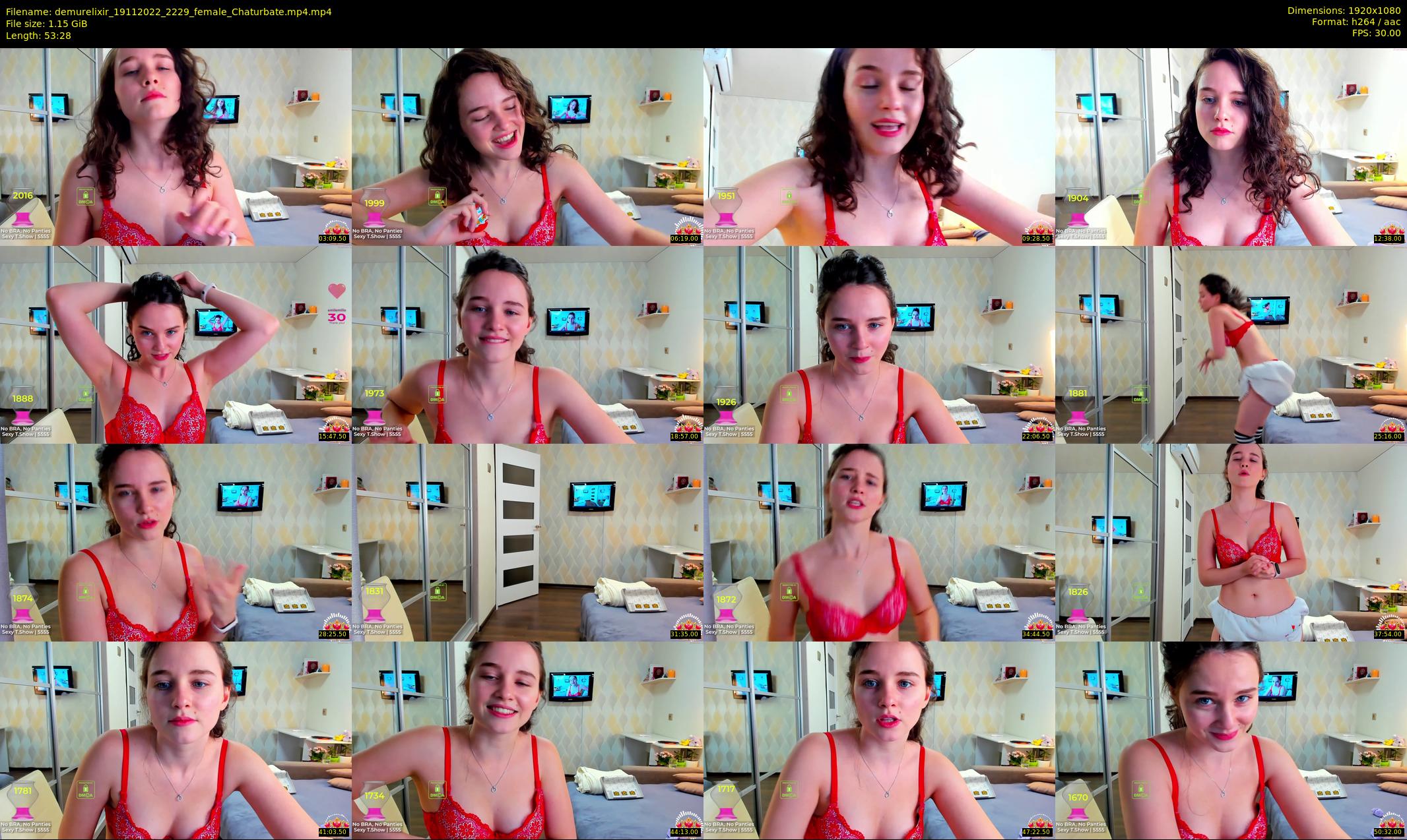 demurelixir — 54 minute Chaturbate female cam show recording, 1080p, Nov 19, 2022