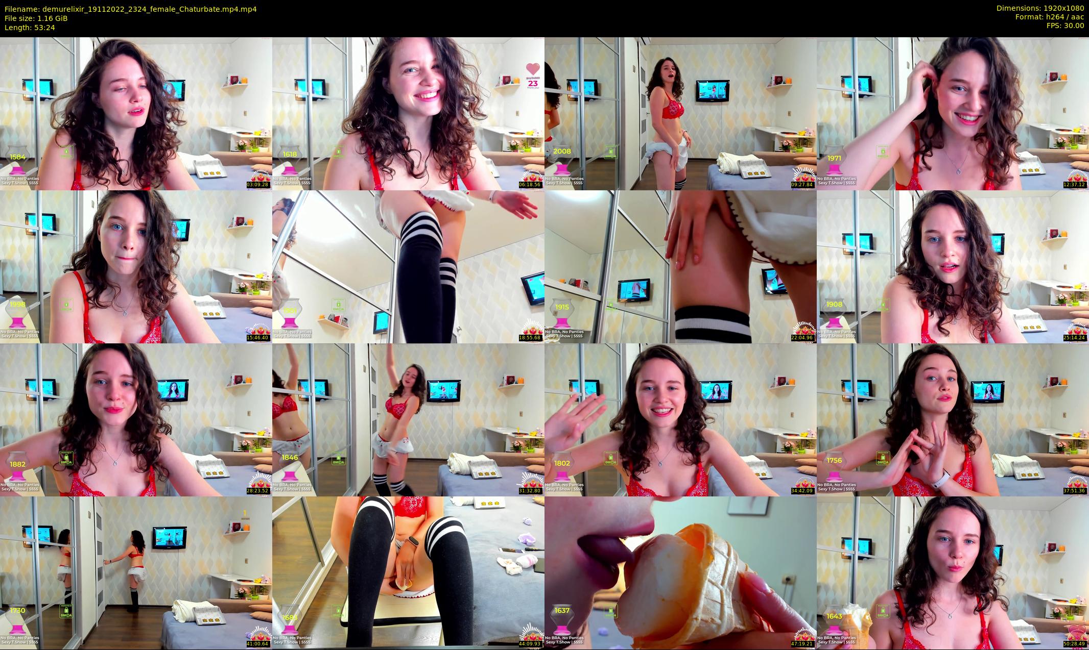 demurelixir — 54 minute Chaturbate female cam show recording, 1080p, Nov 19, 2022