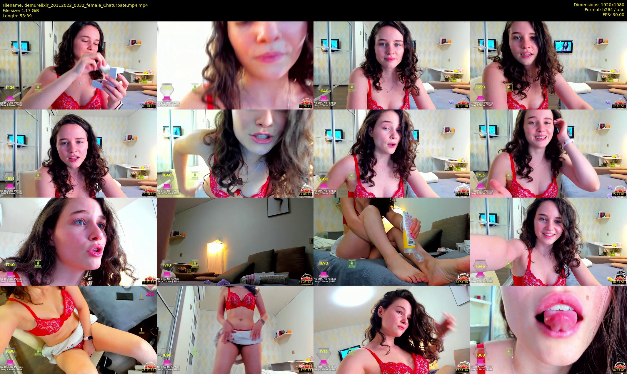 demurelixir — 54 minute Chaturbate female cam show recording, 1080p, Nov 20, 2022