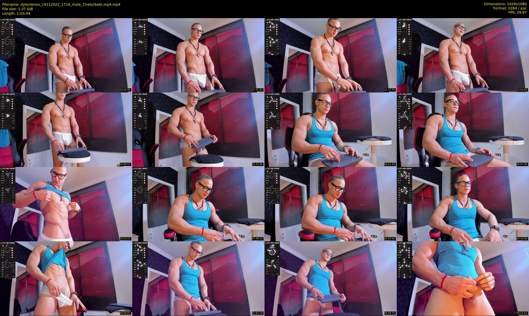 dylanlenox — 64 minute Chaturbate male cam show recording, 1080p, Nov 19, 2022