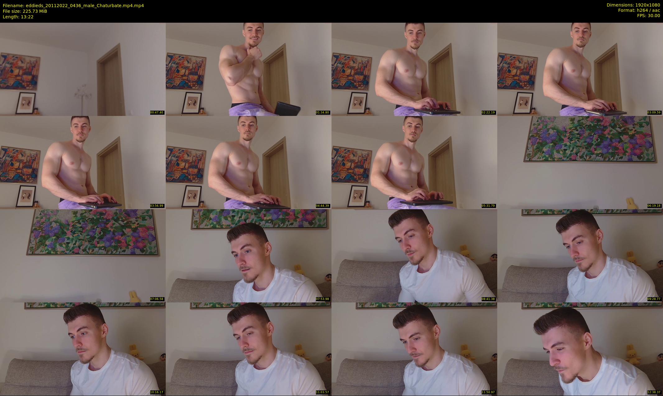 eddieds — 14 minute Chaturbate male cam show recording, 1080p, Nov 20, 2022