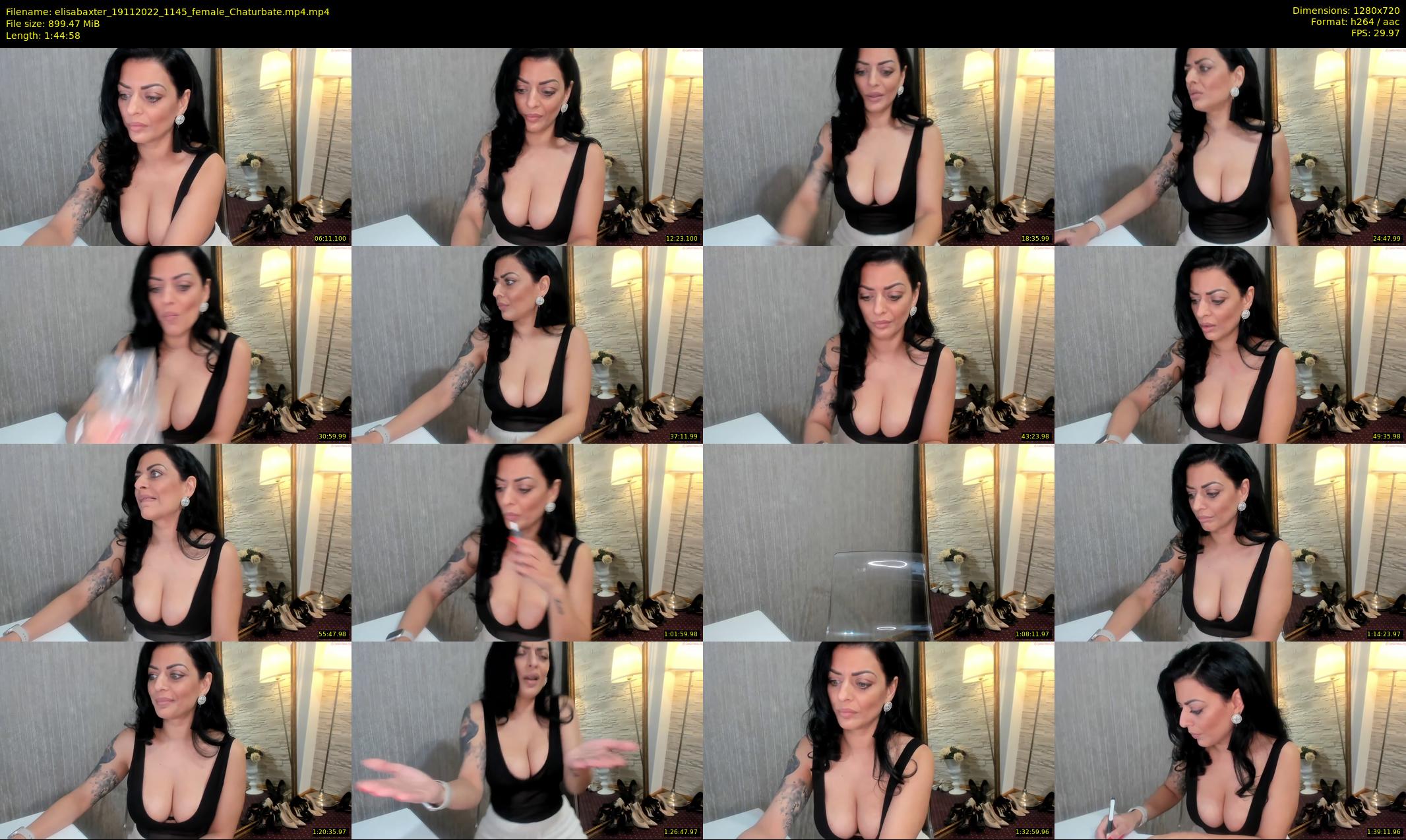 elisabaxter — 105 minute Chaturbate female cam show recording, 720p, Nov 19, 2022