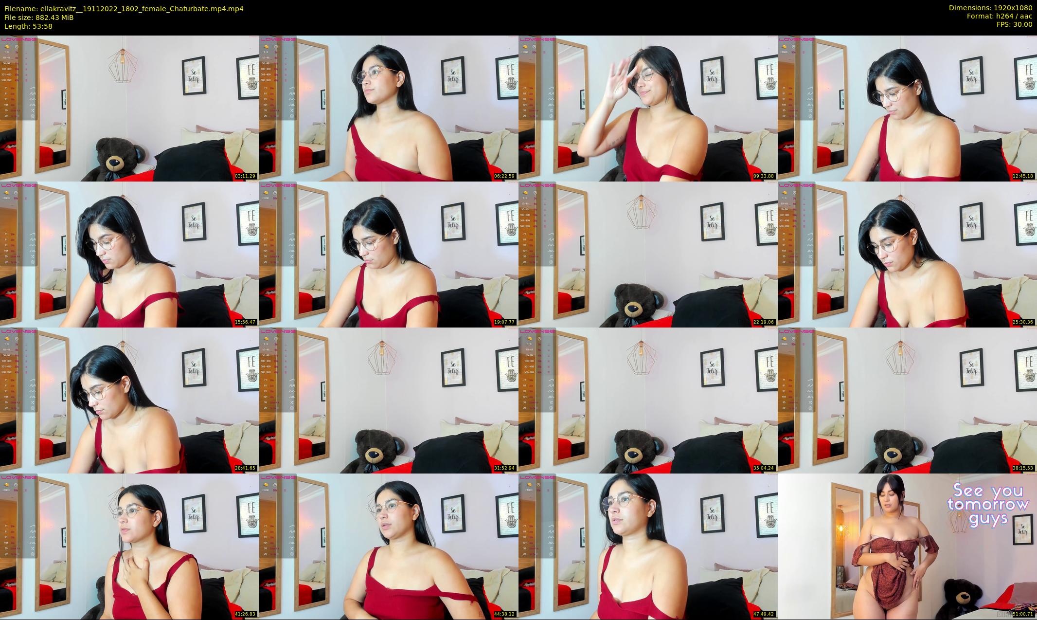 ellakravitz_ — 54 minute Chaturbate female cam show recording, 1080p, Nov 19, 2022