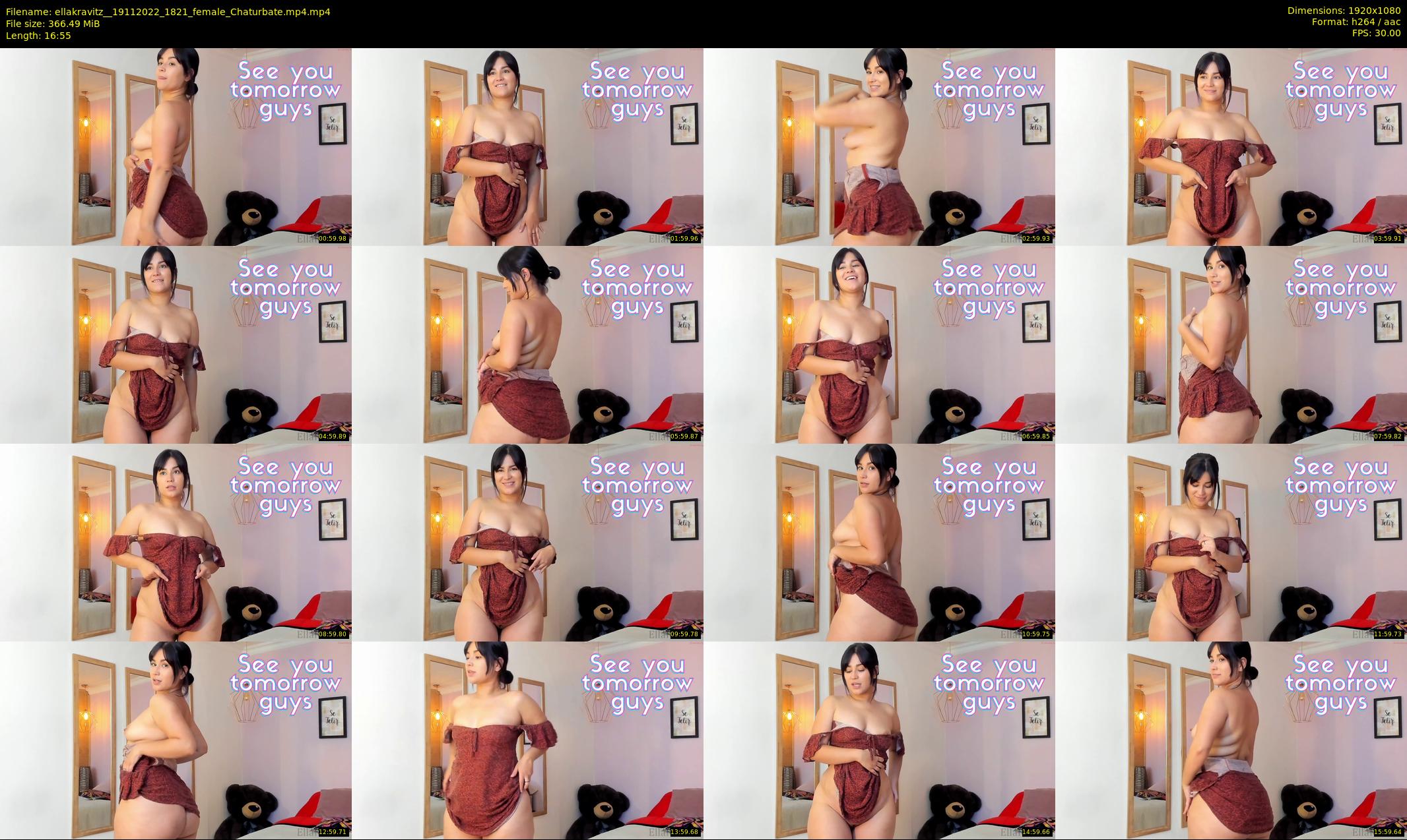 ellakravitz_ — 17 minute Chaturbate female cam show recording, 1080p, Nov 19, 2022