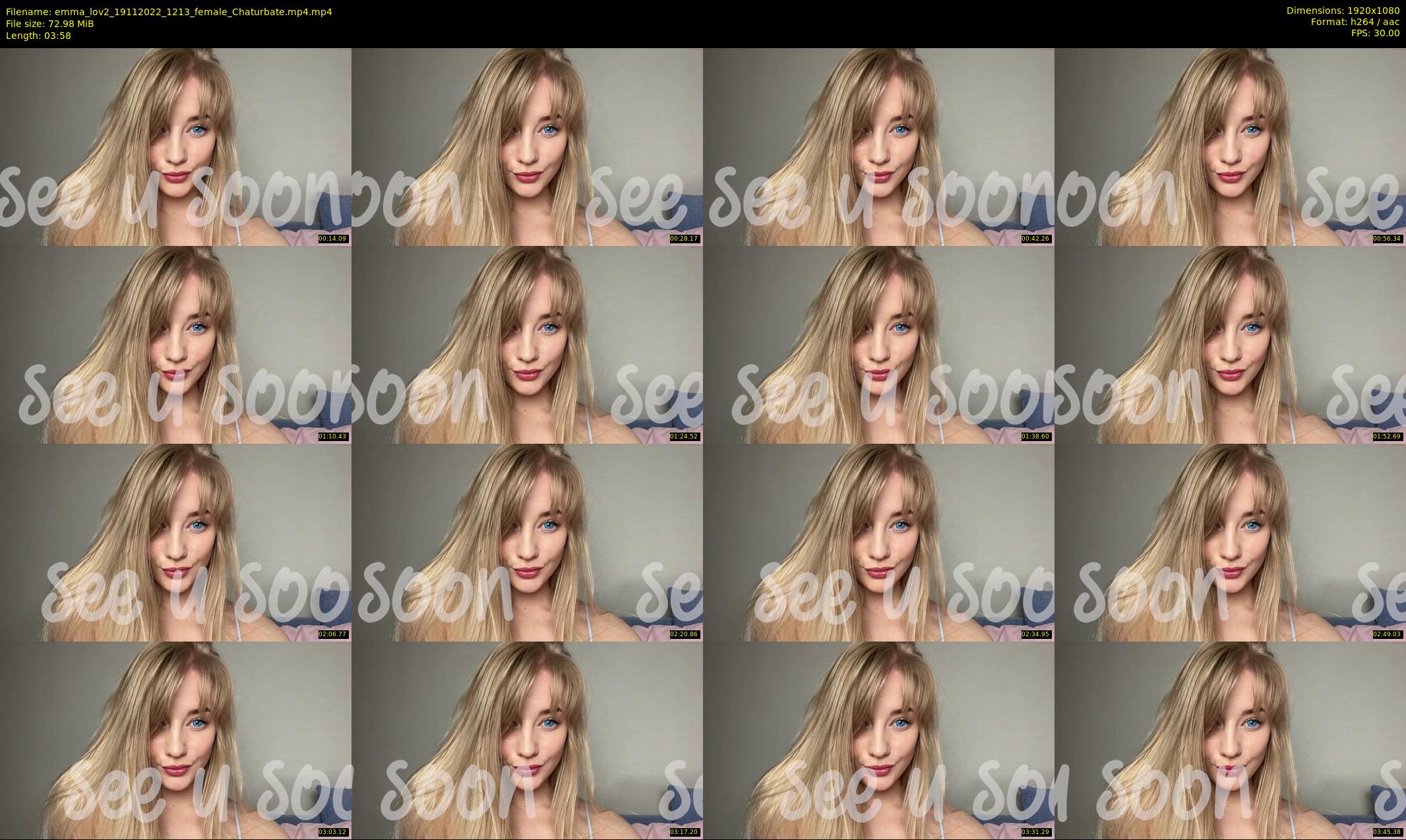 emma_lov2 — 4 minute Chaturbate female cam show recording, 1080p, Nov 19, 2022