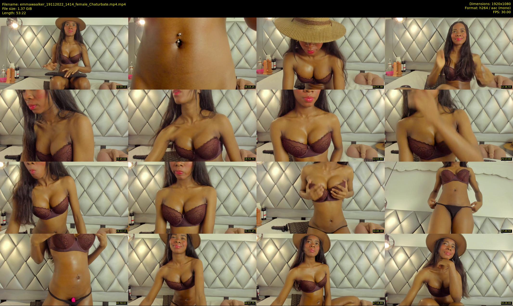 emmawaalker — 54 minute Chaturbate female cam show recording, 1080p, Nov 19, 2022