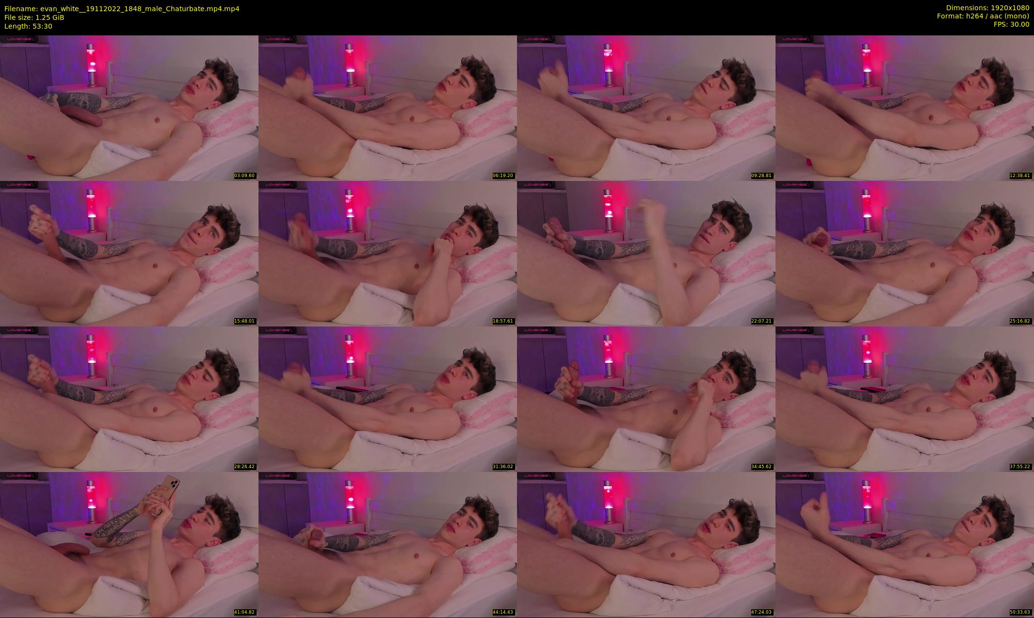 evan_white_ — 54 minute Chaturbate male cam show recording, 1080p, Nov 19, 2022