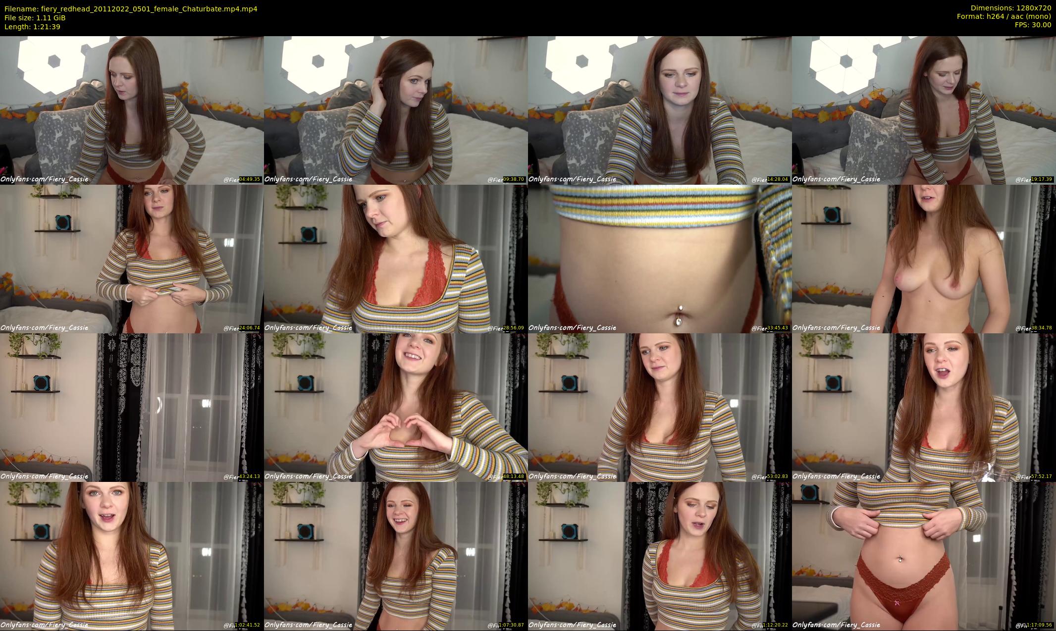 fiery_redhead — 82 minute Chaturbate female cam show recording, 720p, Nov 20, 2022