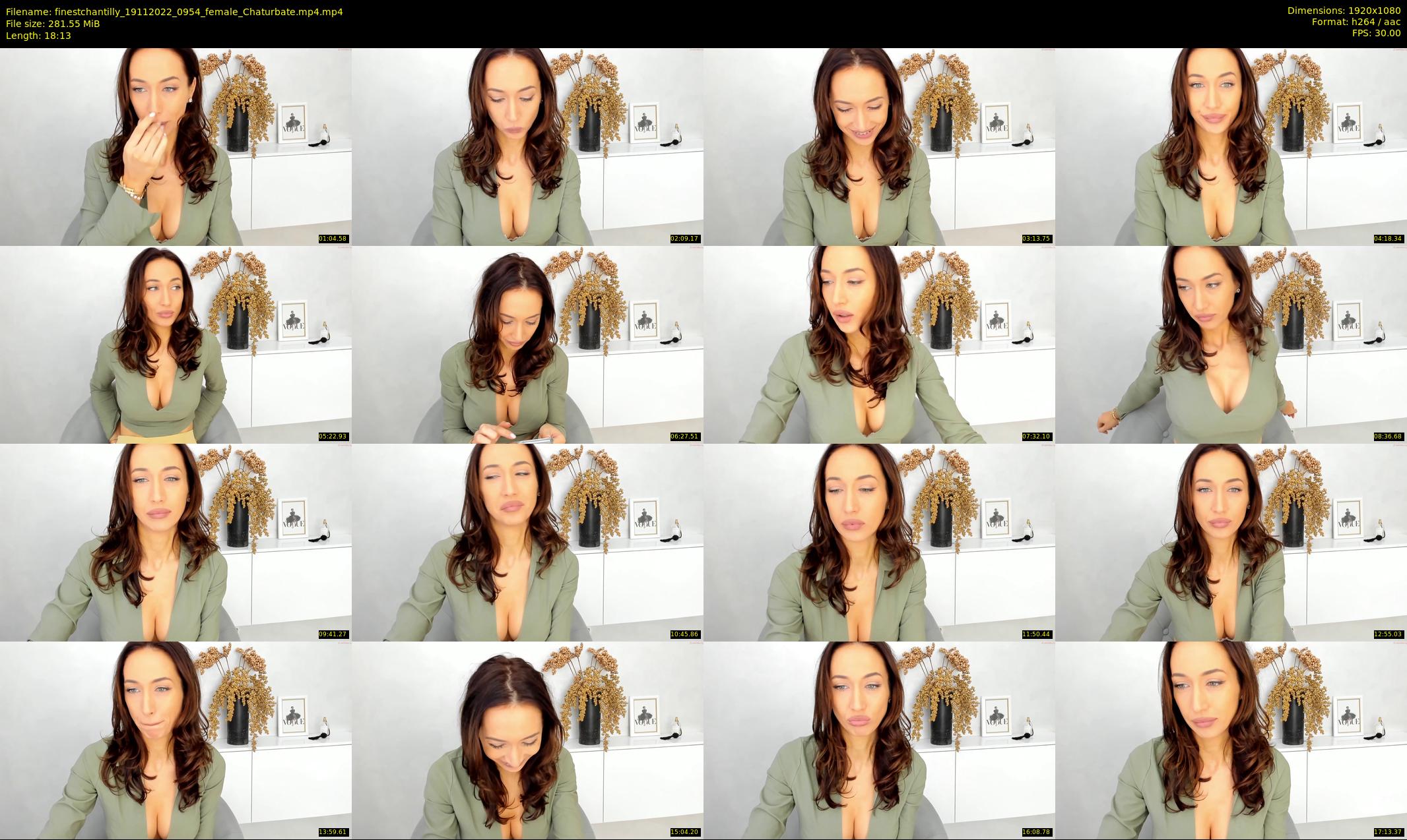 finestchantilly — 19 minute Chaturbate female cam show recording, 1080p, Nov 19, 2022