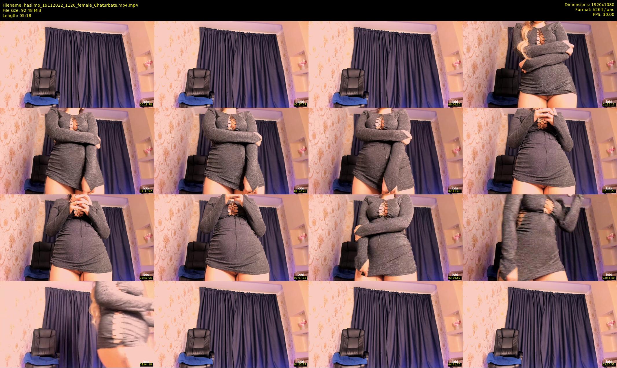 hasiimo — 6 minute Chaturbate female cam show recording, 1080p, Nov 19, 2022