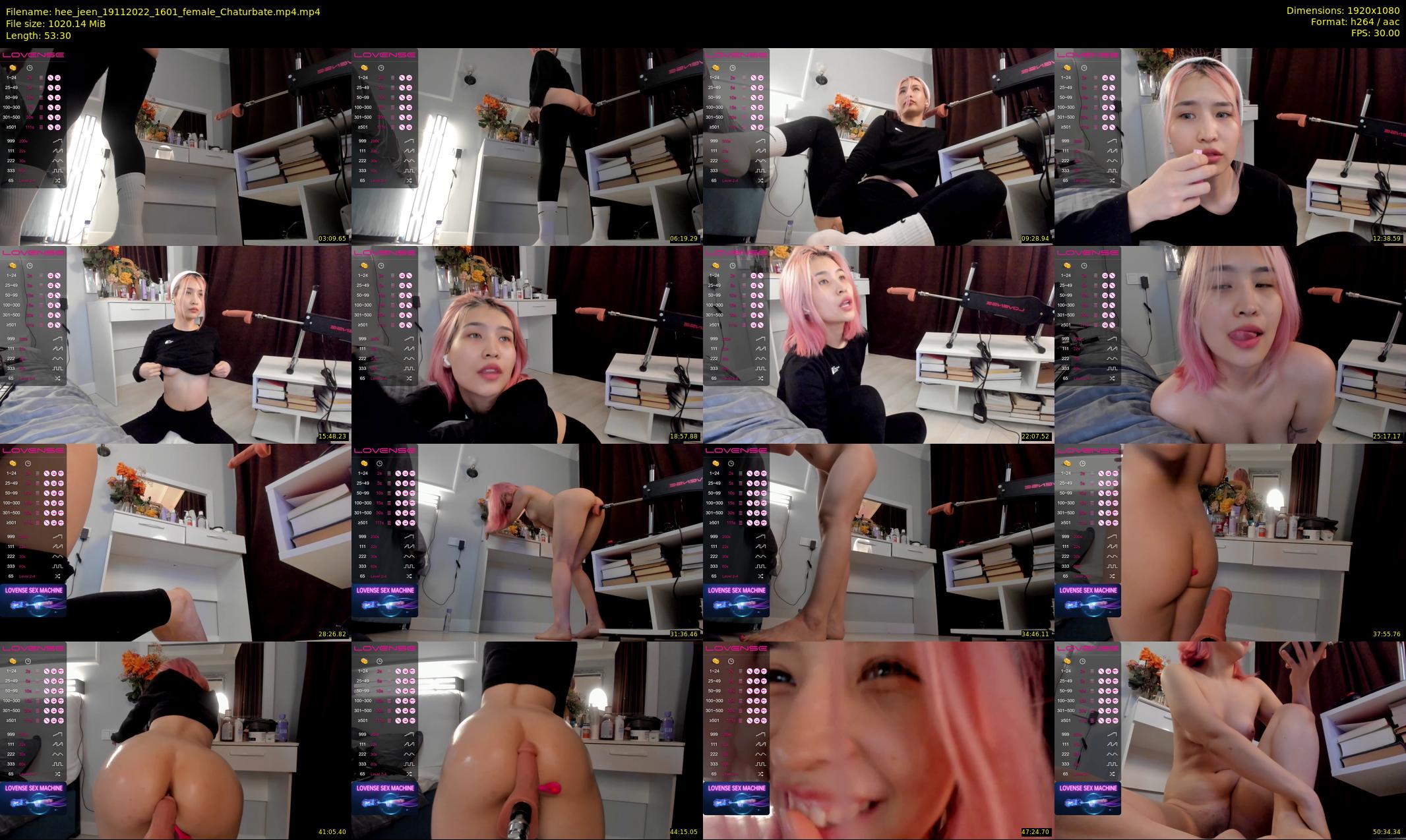 hee_jeen — 54 minute Chaturbate female cam show recording, 1080p, Nov 19, 2022