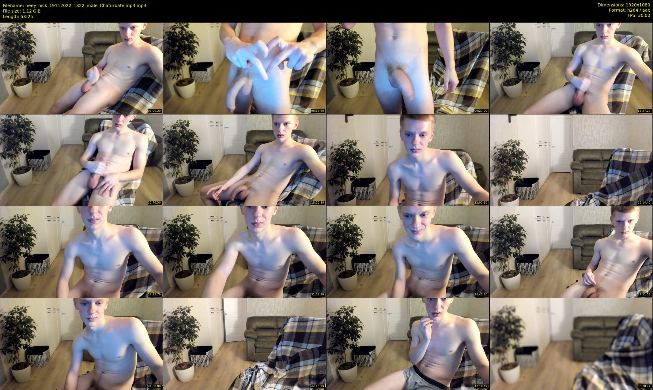 heey_nick — 54 minute Chaturbate male cam show recording, 1080p, Nov 19, 2022