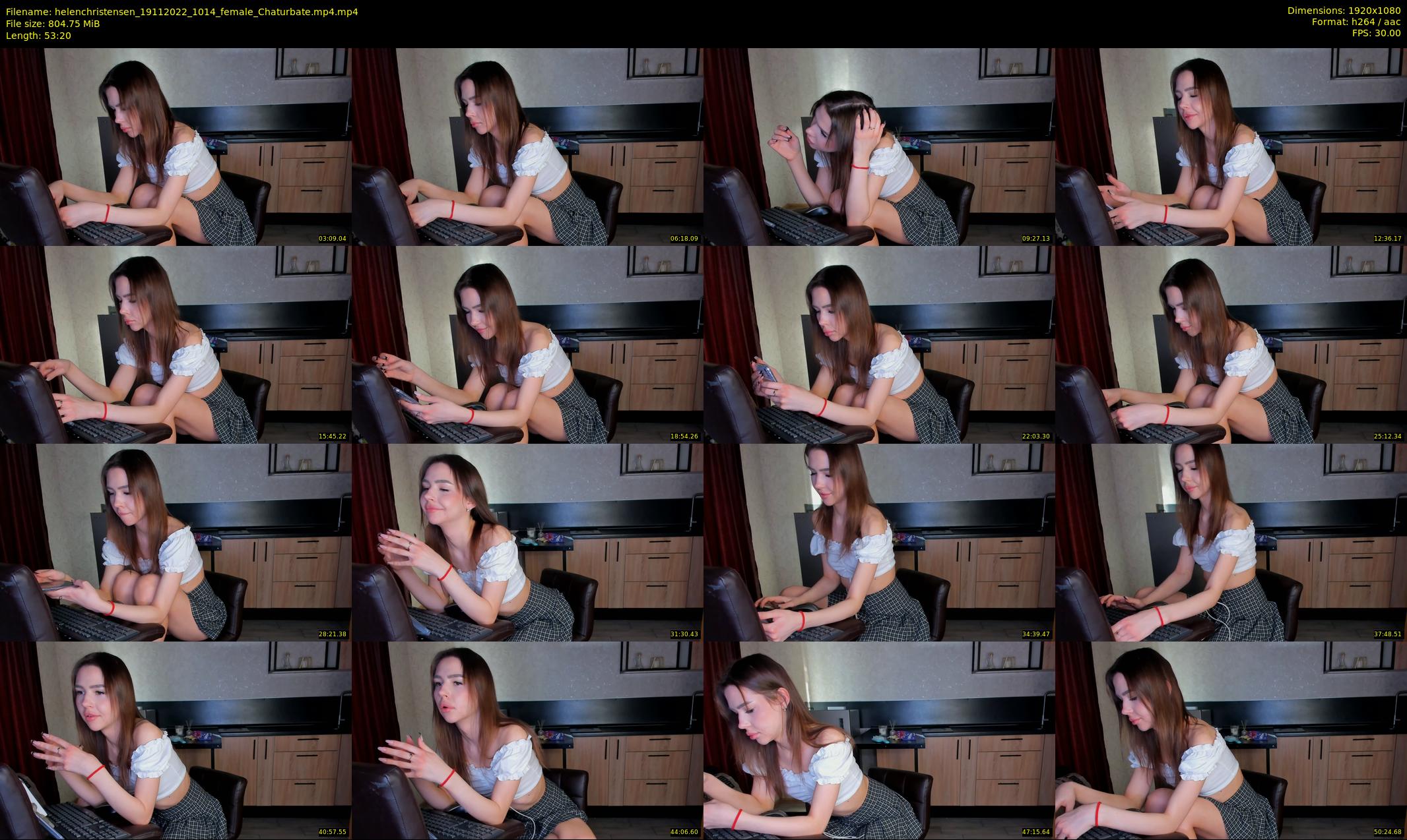 helenchristensen — 54 minute Chaturbate female cam show recording, 1080p, Nov 19, 2022