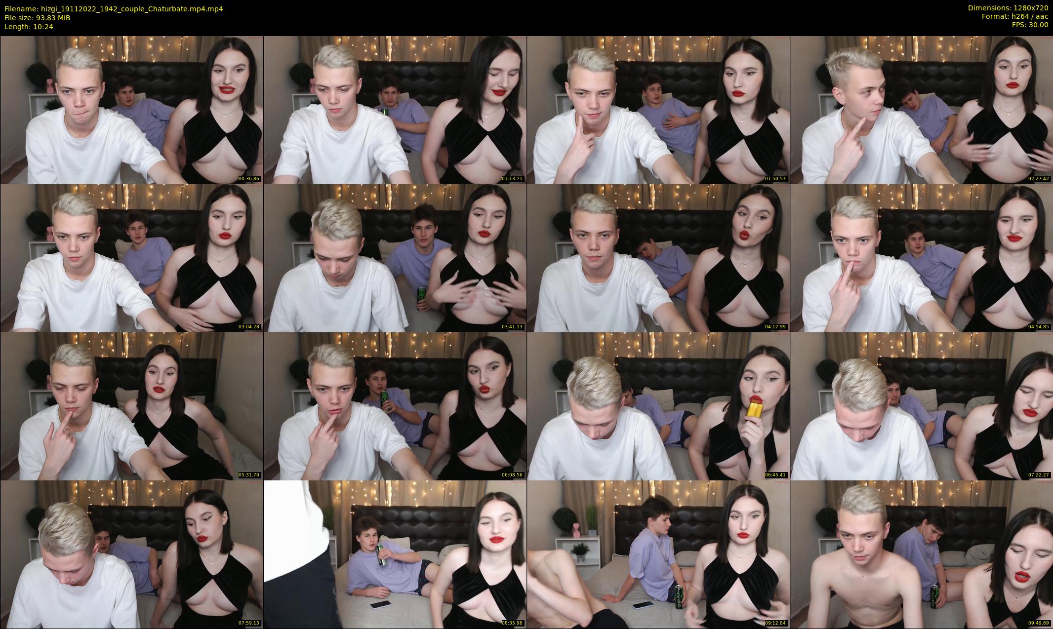 hizgi — 11 minute Chaturbate couple cam show recording, 720p, Nov 19, 2022