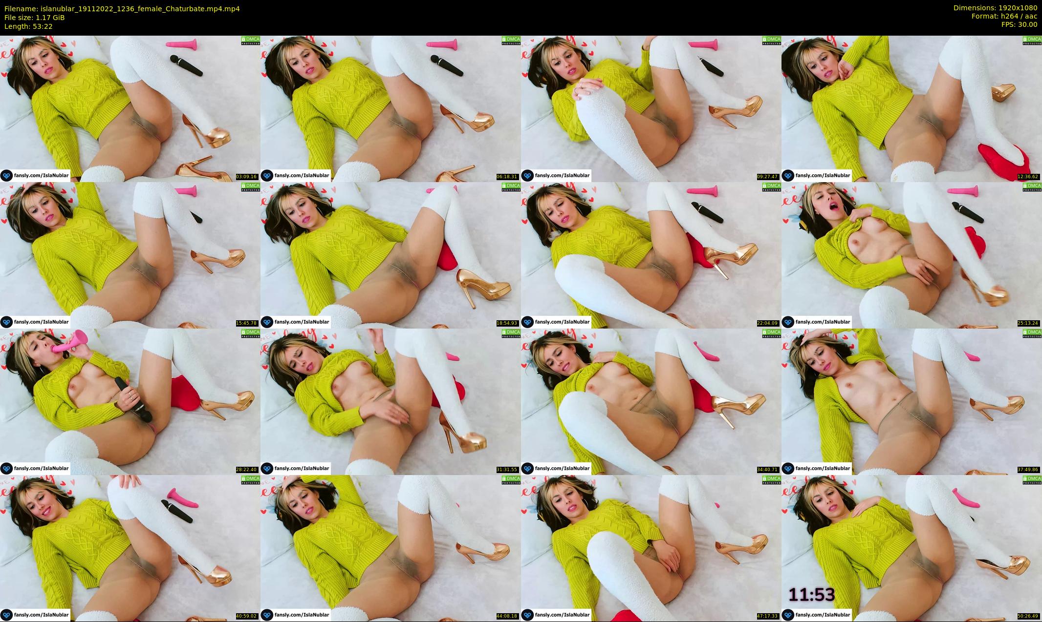 islanublar — 54 minute Chaturbate female cam show recording, 1080p, Nov 19, 2022