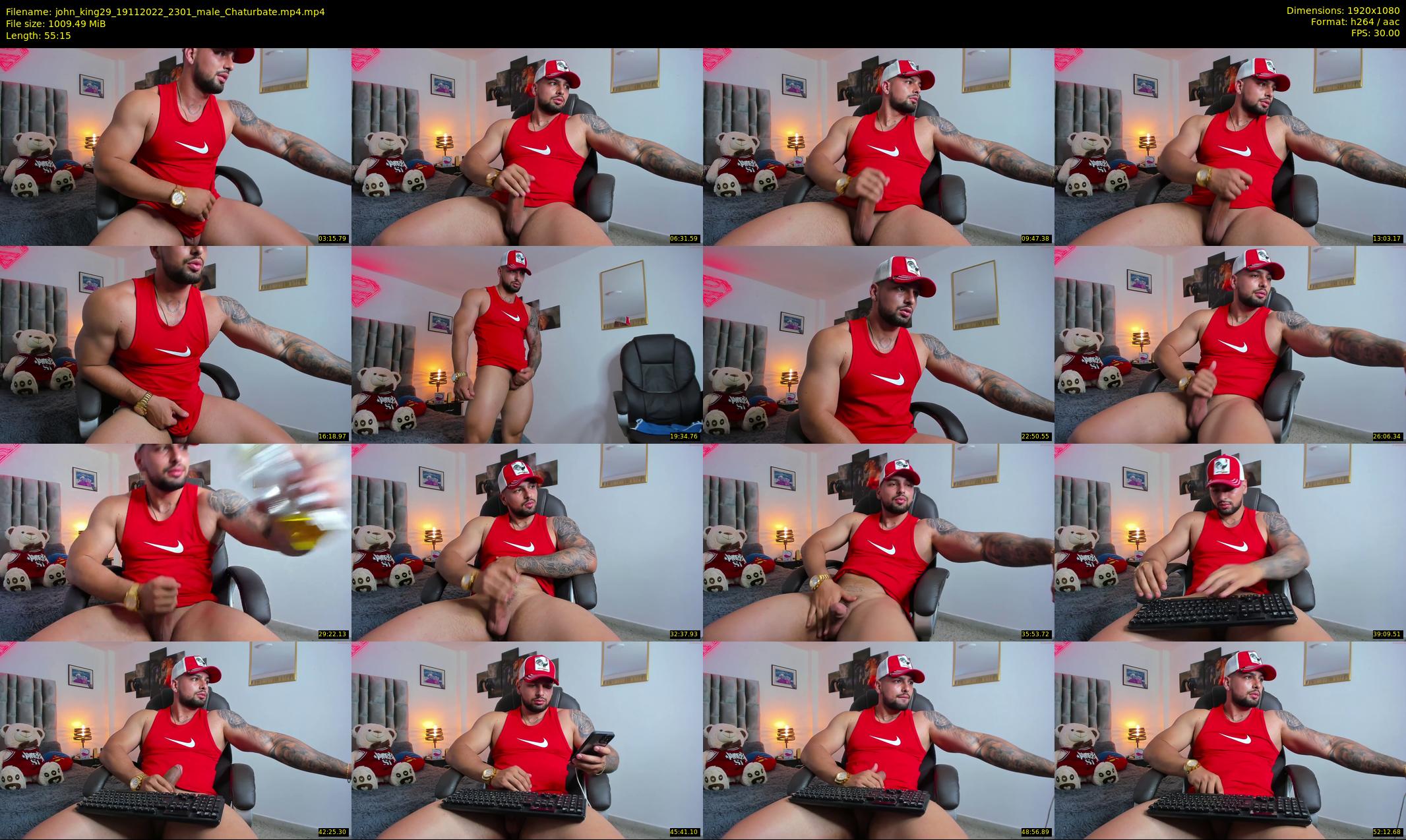 john_king29 — 56 minute Chaturbate male cam show recording, 1080p, Nov 19, 2022