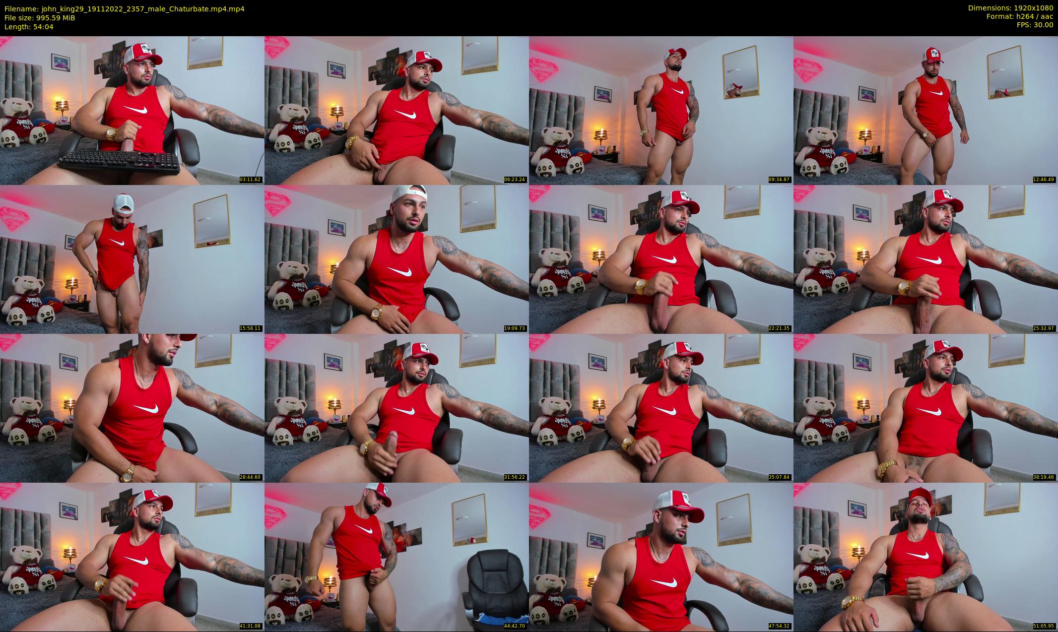 john_king29 — 55 minute Chaturbate male cam show recording, 1080p, Nov 19, 2022