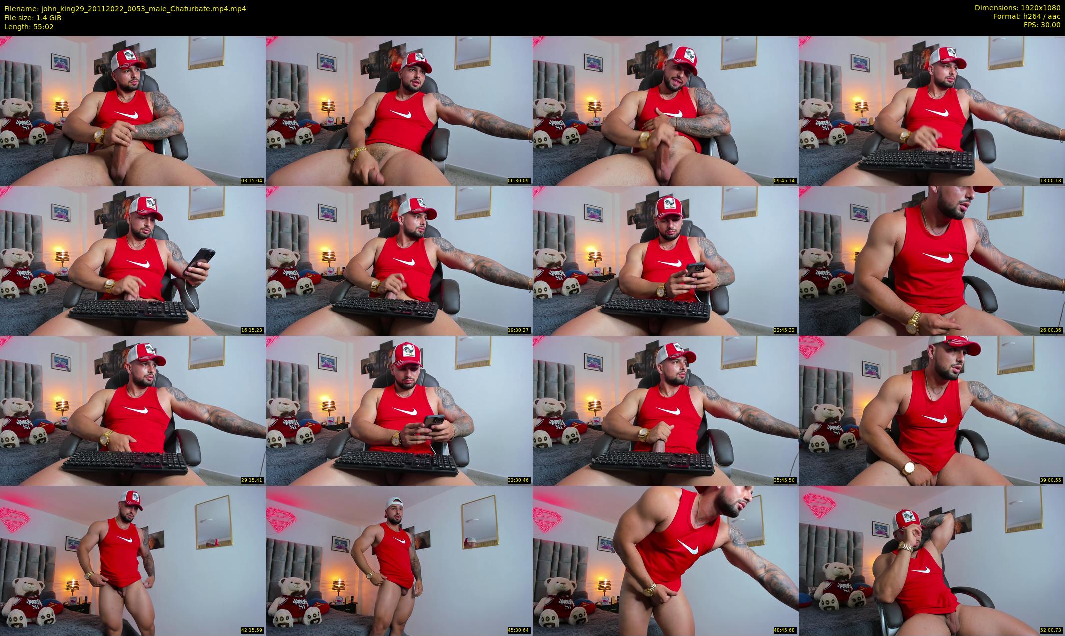 john_king29 — 56 minute Chaturbate male cam show recording, 1080p, Nov 20, 2022