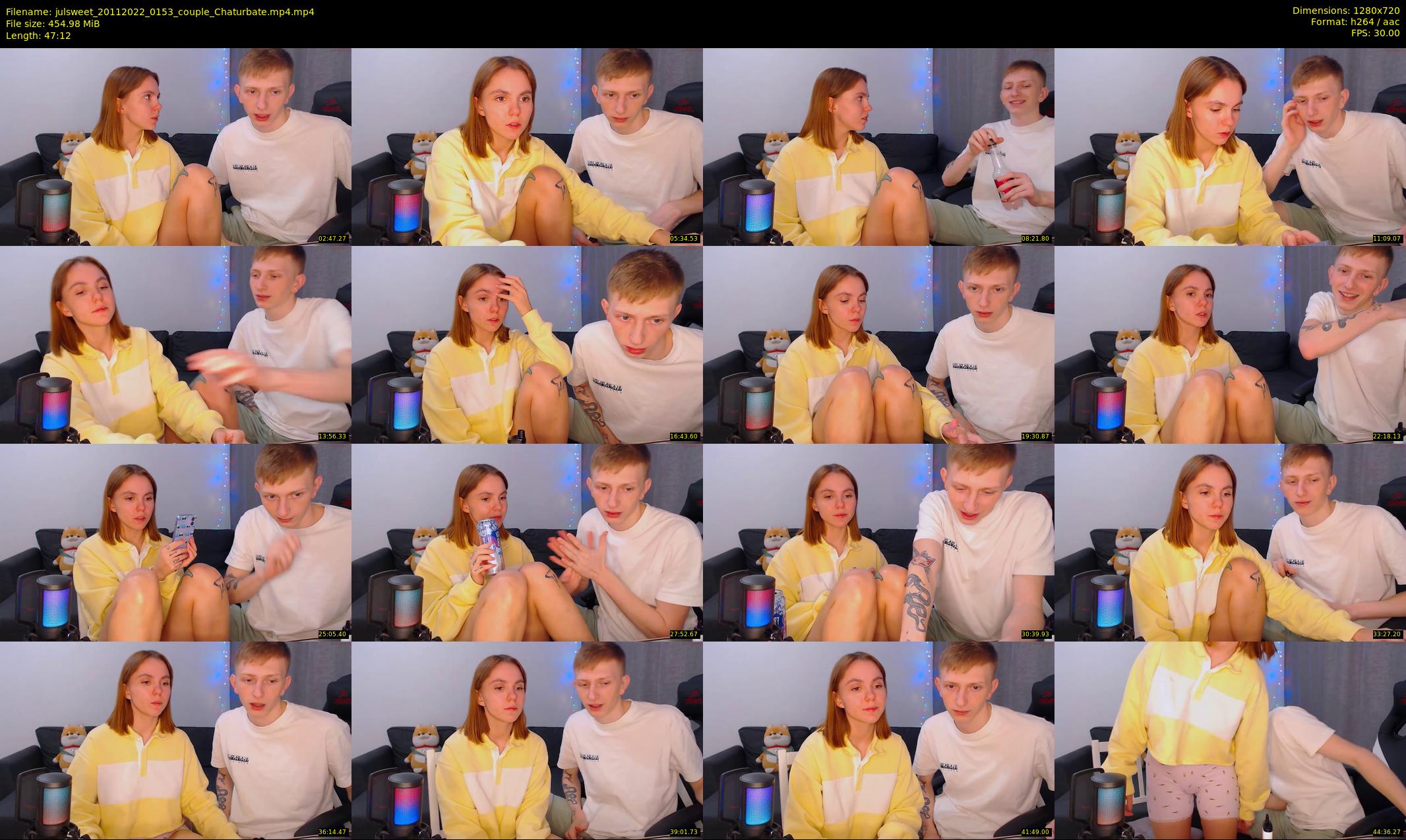 julsweet — 48 minute Chaturbate male cam show recording, 720p, Nov 20, 2022