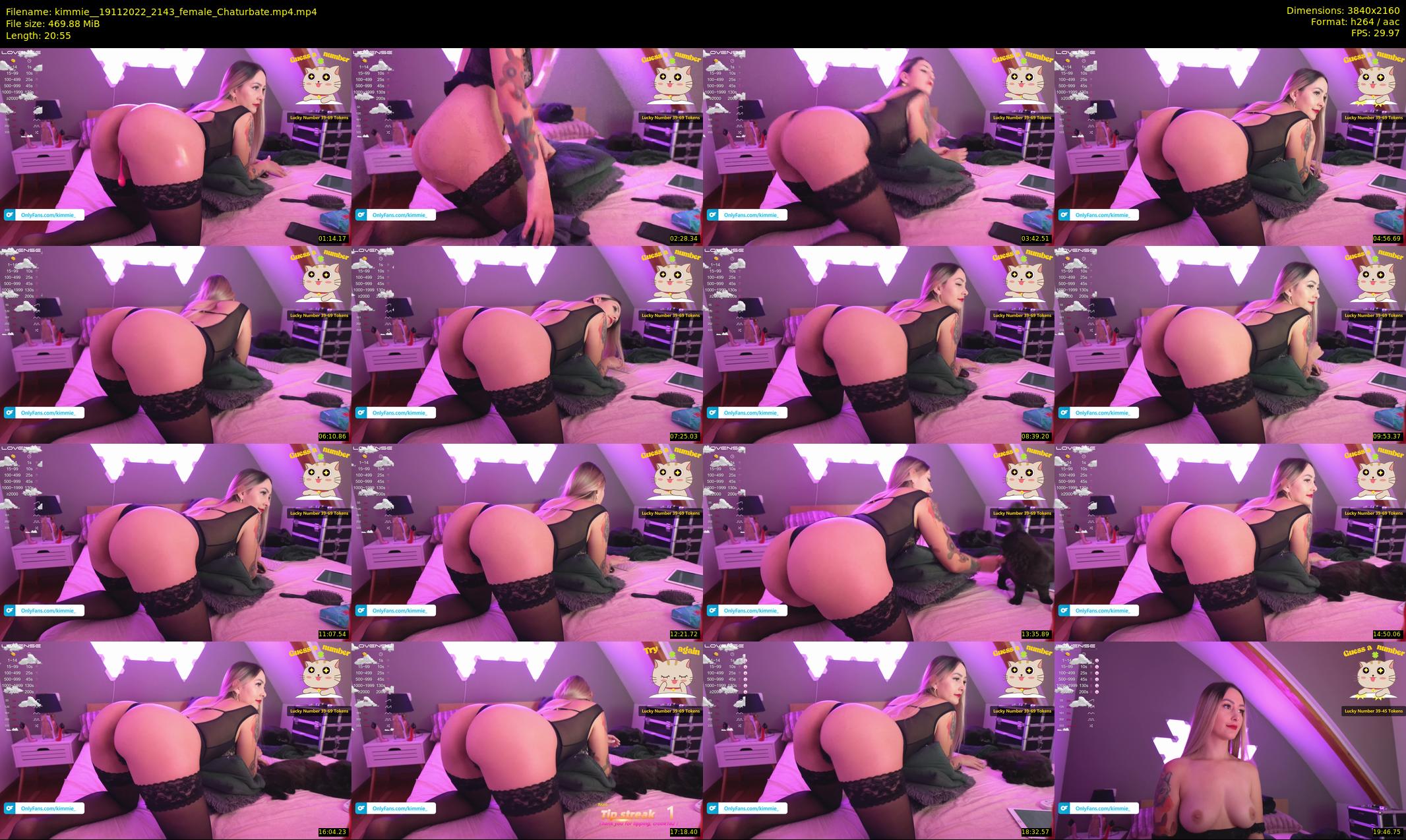 kimmie_ — 21 minute Chaturbate female cam show recording, 4K, Nov 19, 2022