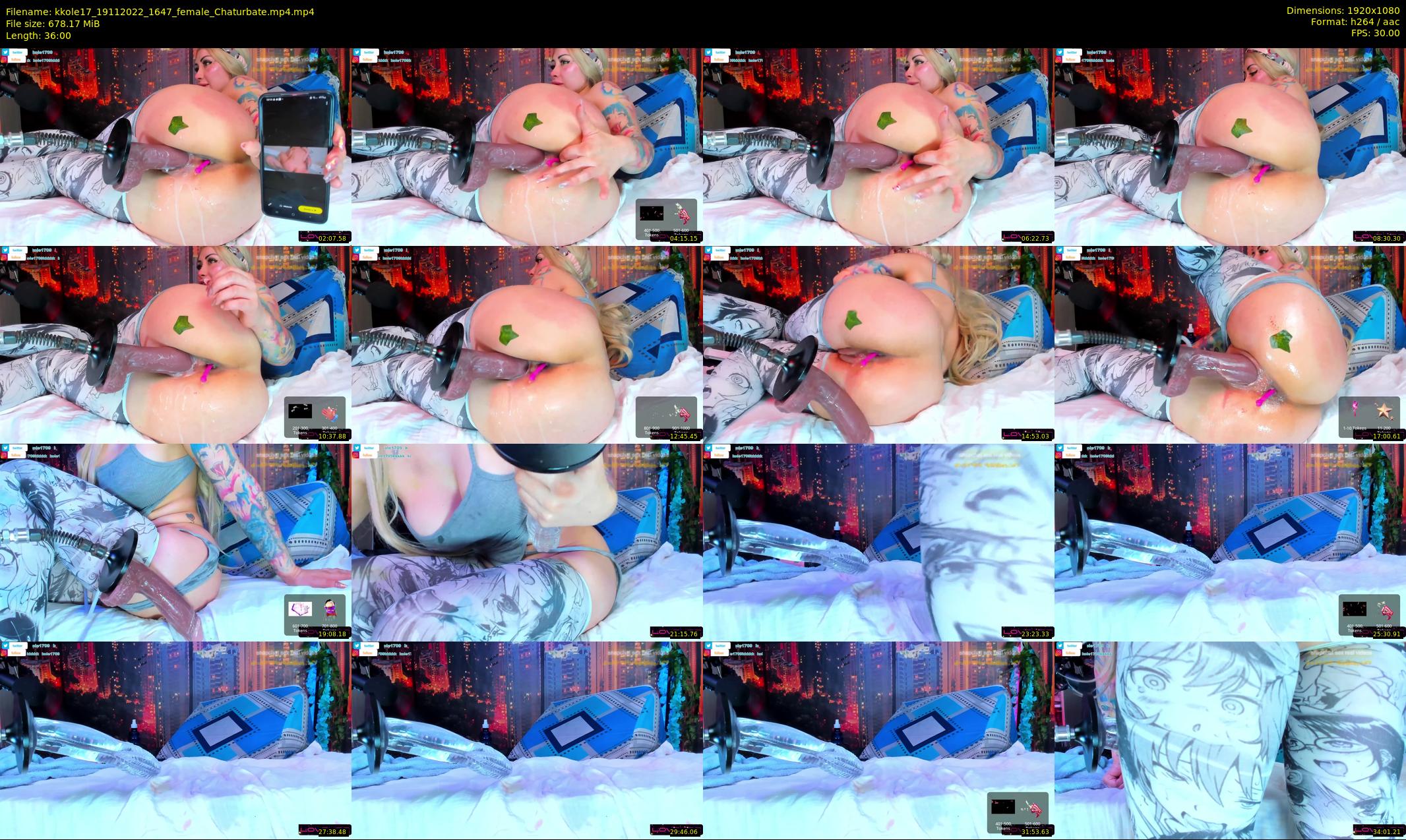 kkole17 — 36 minute Chaturbate female cam show recording, 1080p, Nov 19, 2022