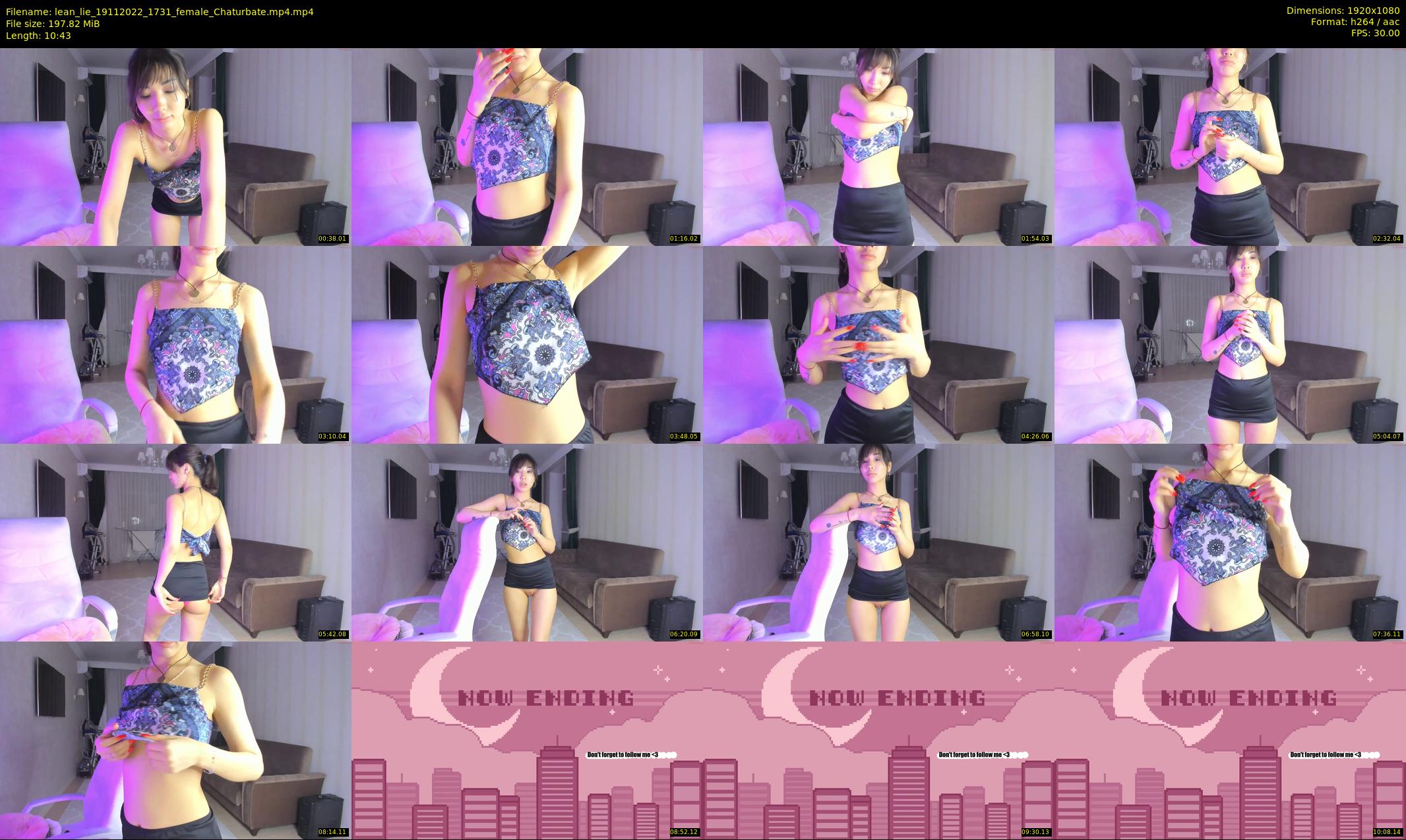 lean_lie — 11 minute Chaturbate female cam show recording, 1080p, Nov 19, 2022