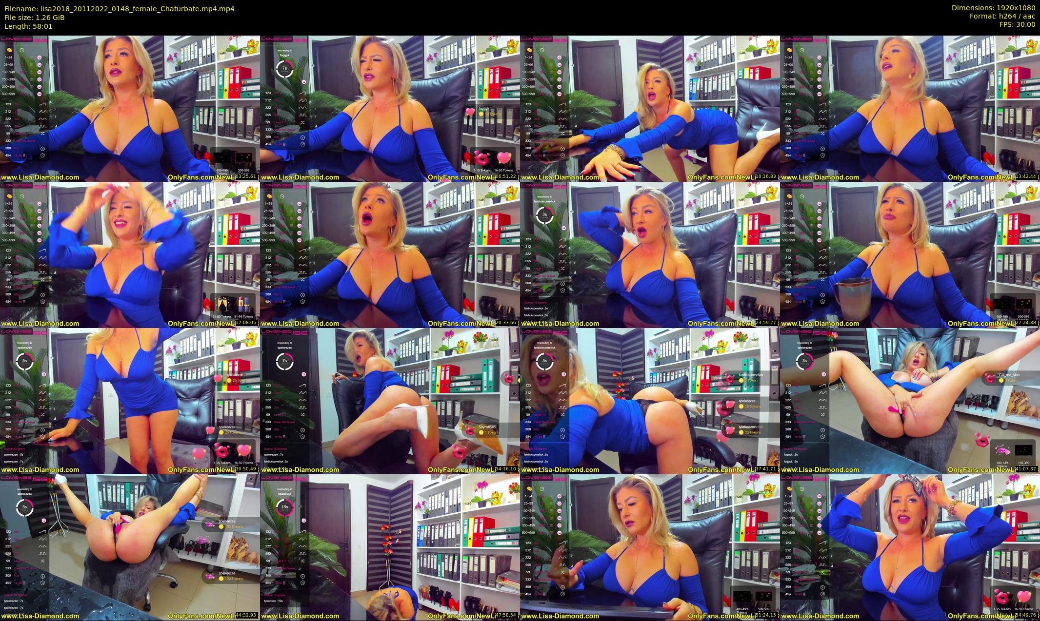 lisa2018 — 59 minute Chaturbate female cam show recording, 1080p, Nov 20, 2022