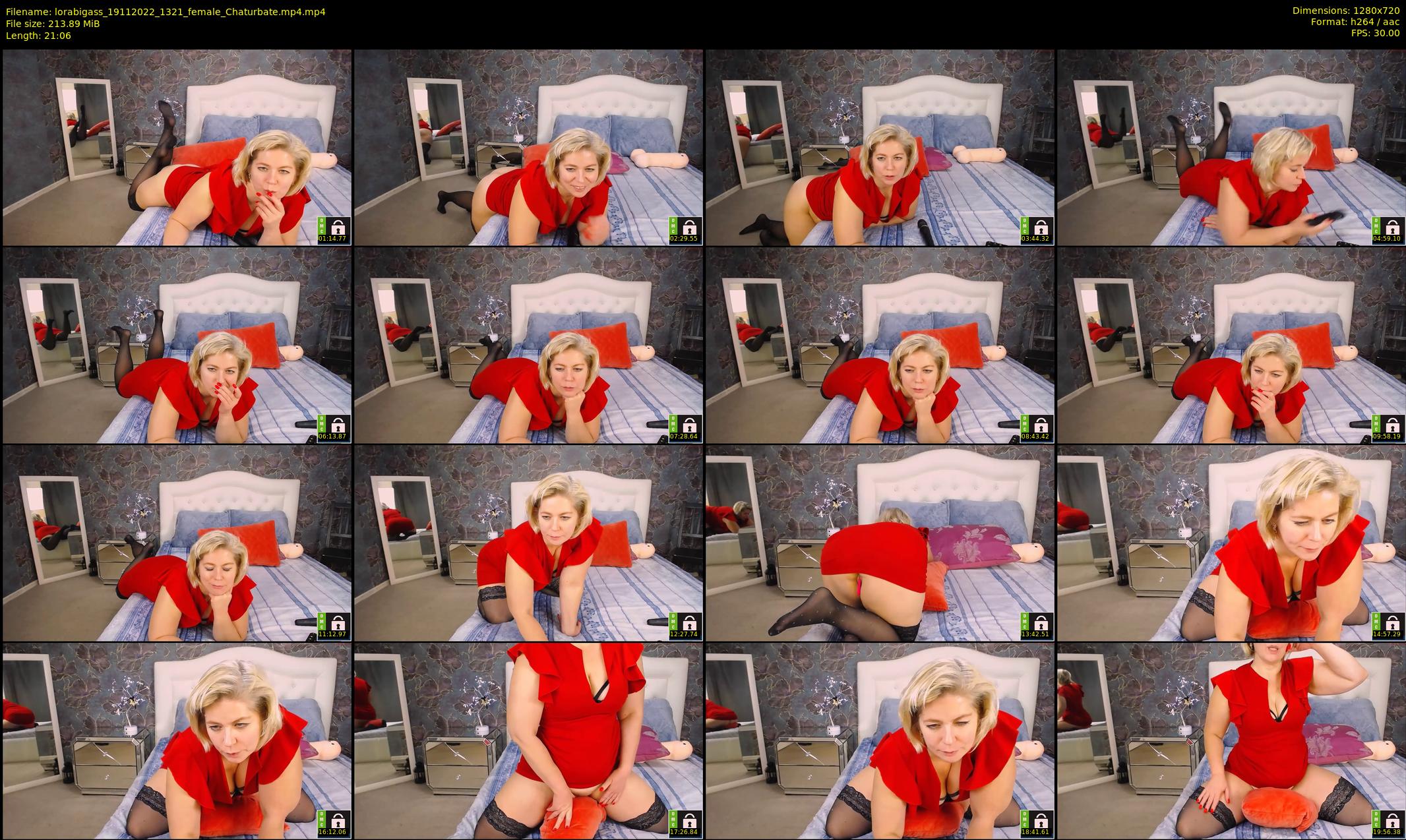 lorabigass — 22 minute Chaturbate female cam show recording, 720p, Nov 19, 2022