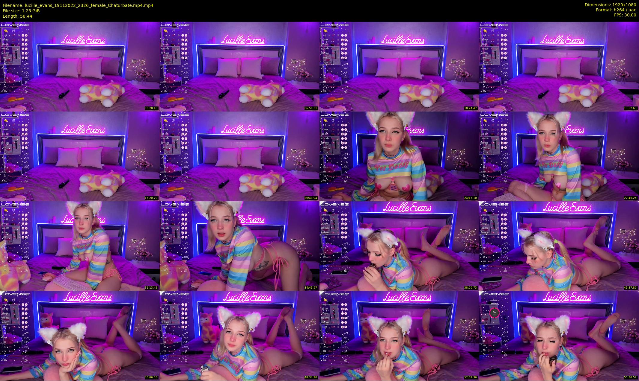 lucille_evans — 59 minute Chaturbate female cam show recording, 1080p, Nov 19, 2022