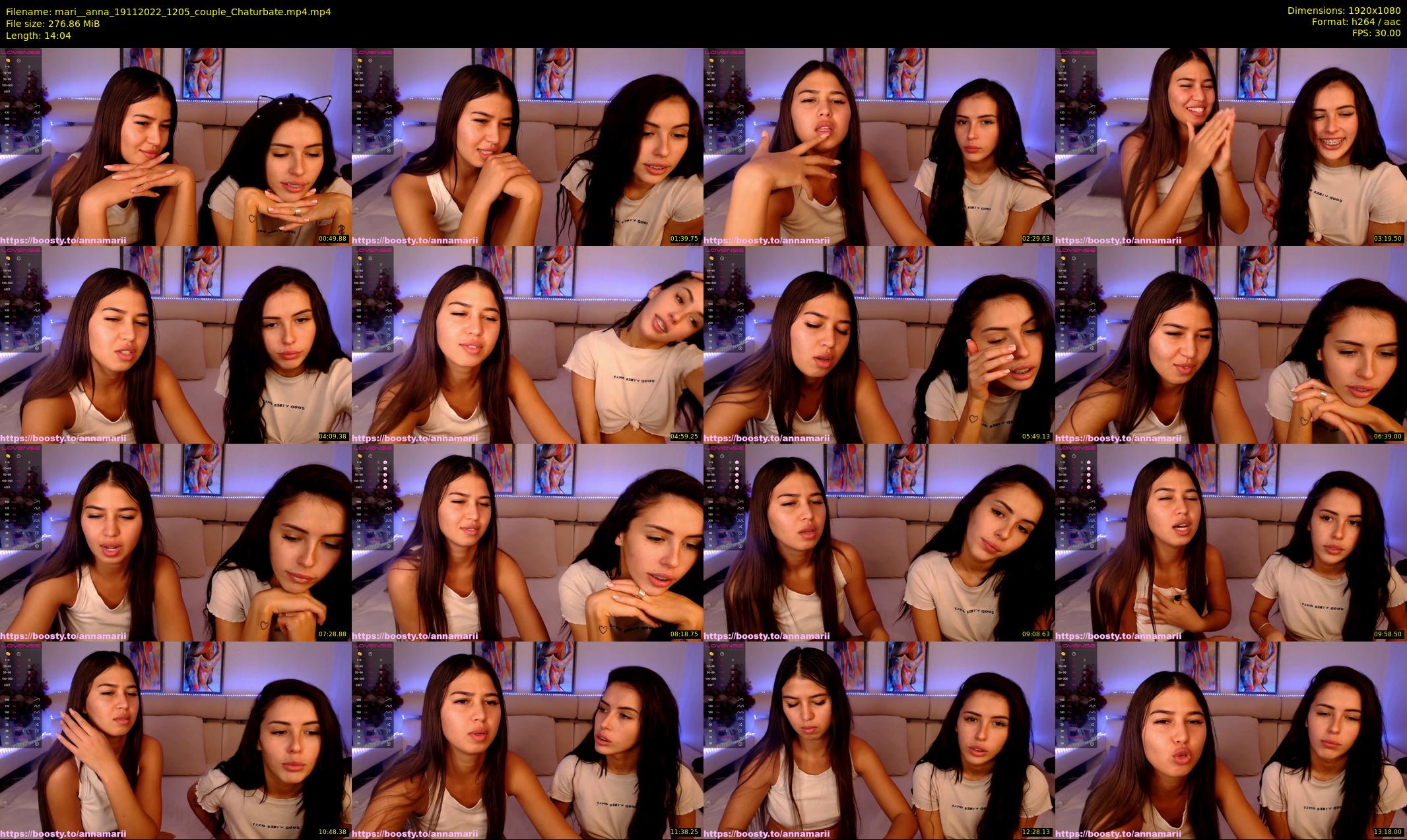 mari__anna — 15 minute Chaturbate couple cam show recording, 1080p, Nov 19, 2022