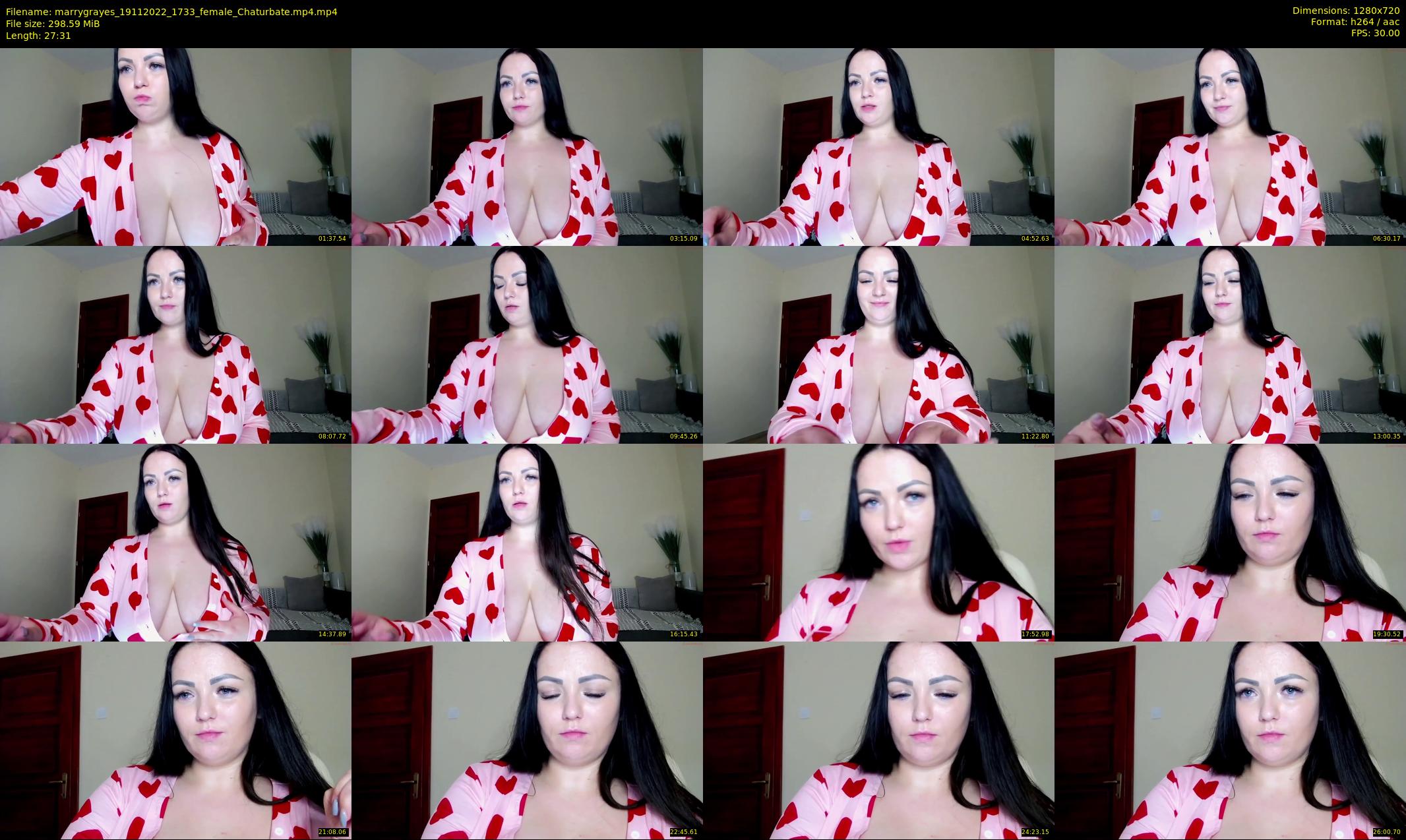 marrygrayes — 28 minute Chaturbate female cam show recording, 720p, Nov 19, 2022
