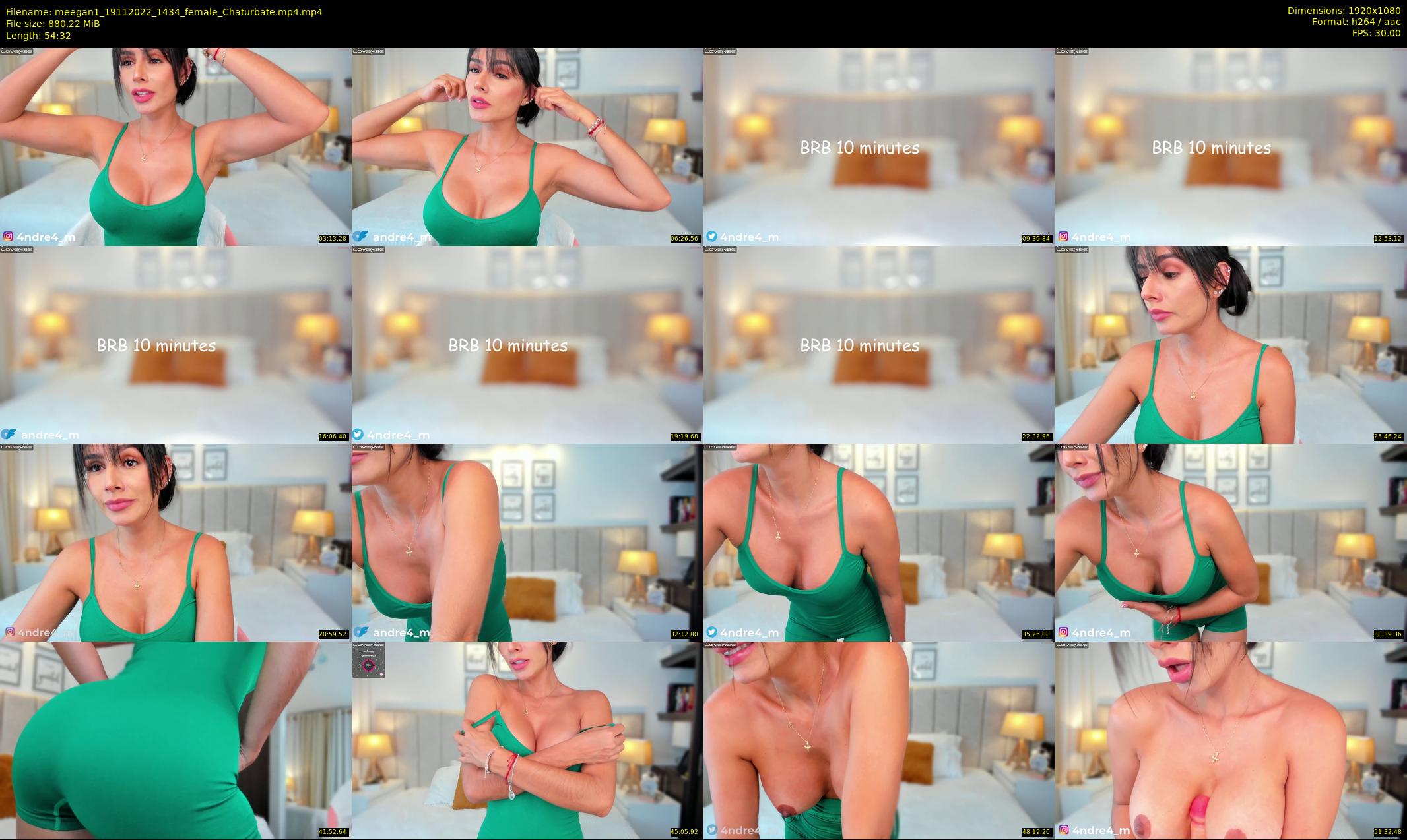 meegan1 — 55 minute Chaturbate female cam show recording, 1080p, Nov 19, 2022