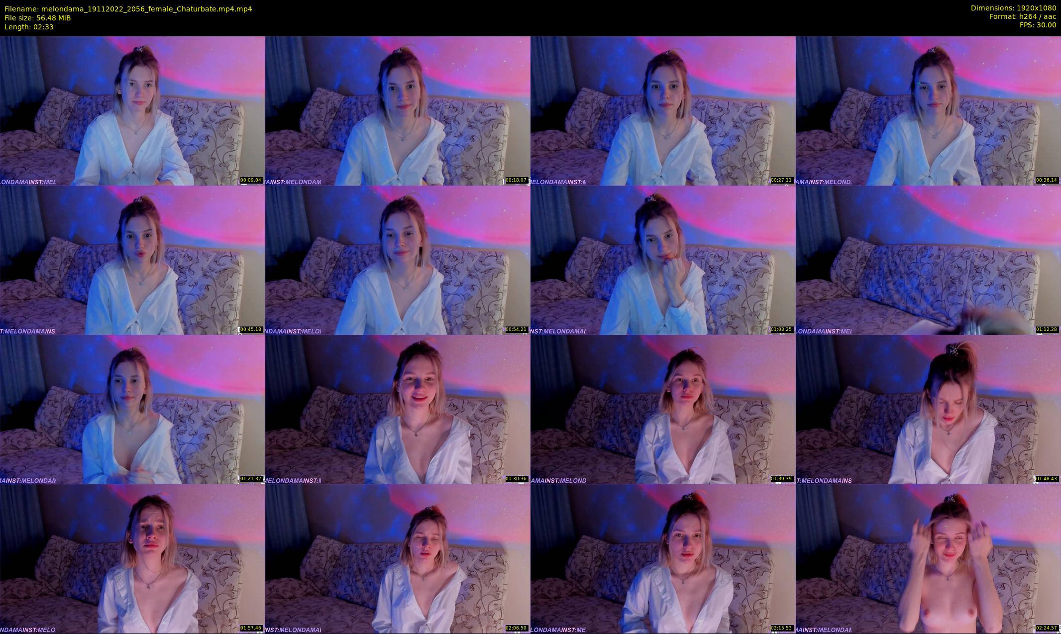 melondama — 3 minute Chaturbate female cam show recording, 1080p, Nov 19, 2022