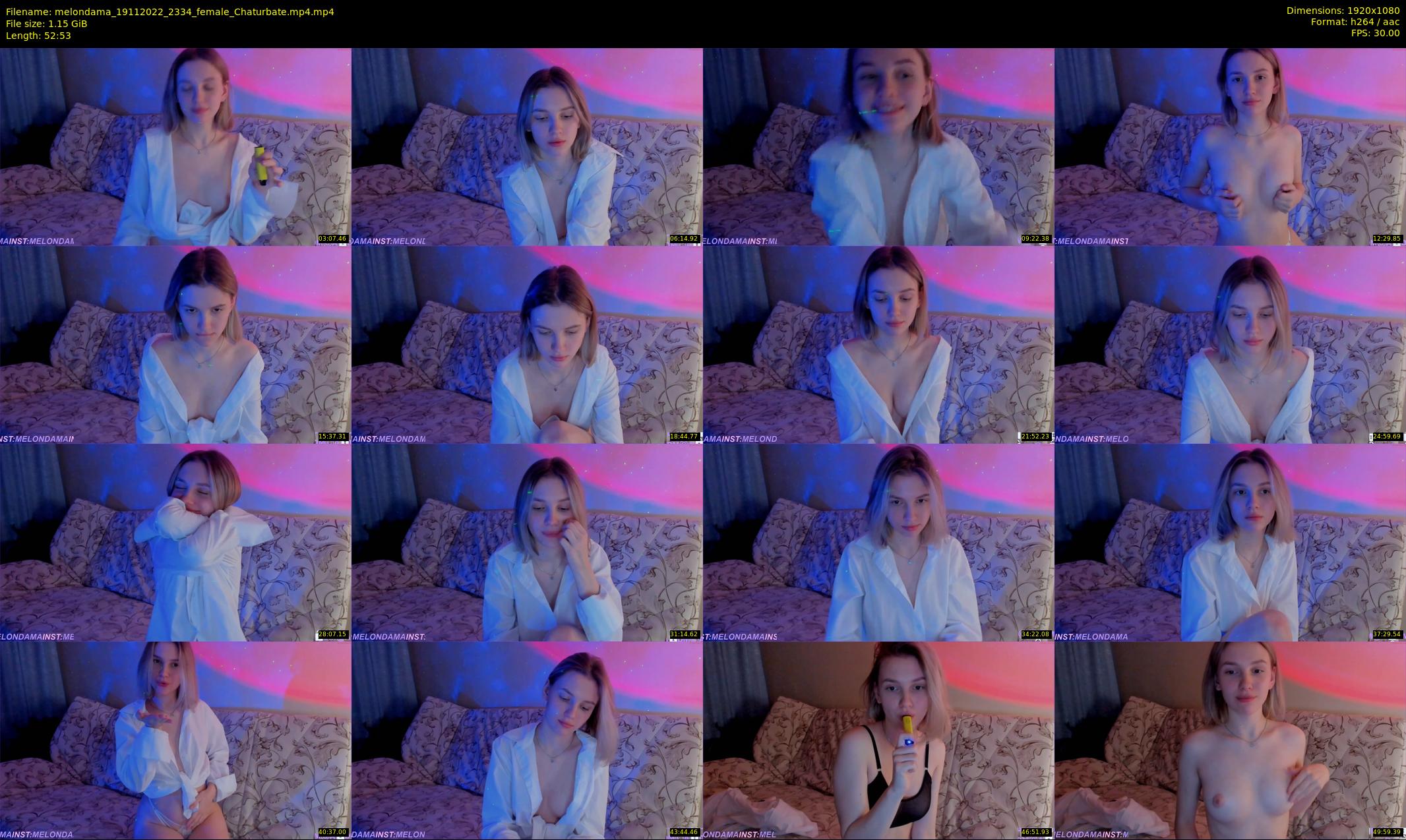 melondama — 53 minute Chaturbate female cam show recording, 1080p, Nov 19, 2022