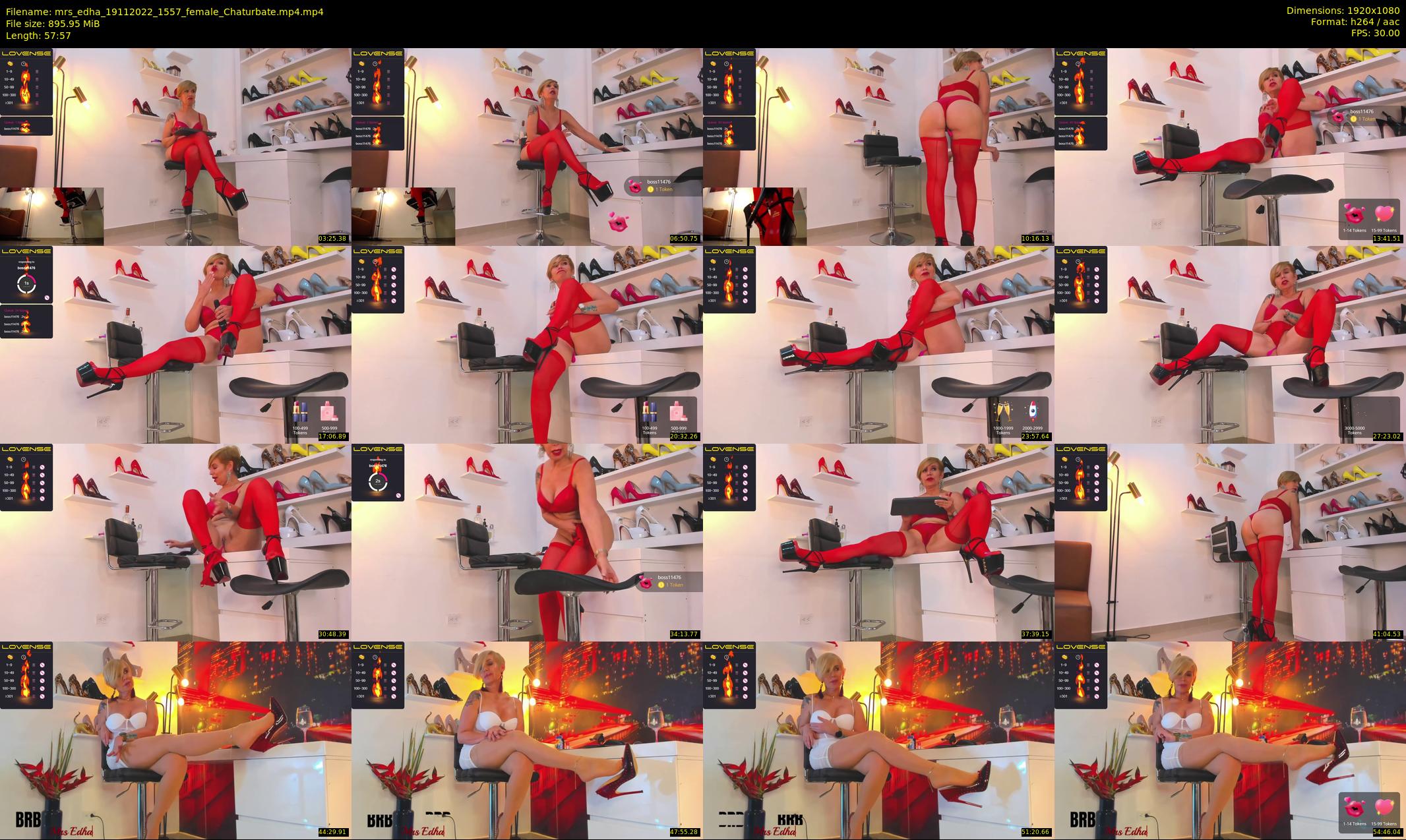 mrs_edha — 58 minute Chaturbate female cam show recording, 1080p, Nov 19, 2022