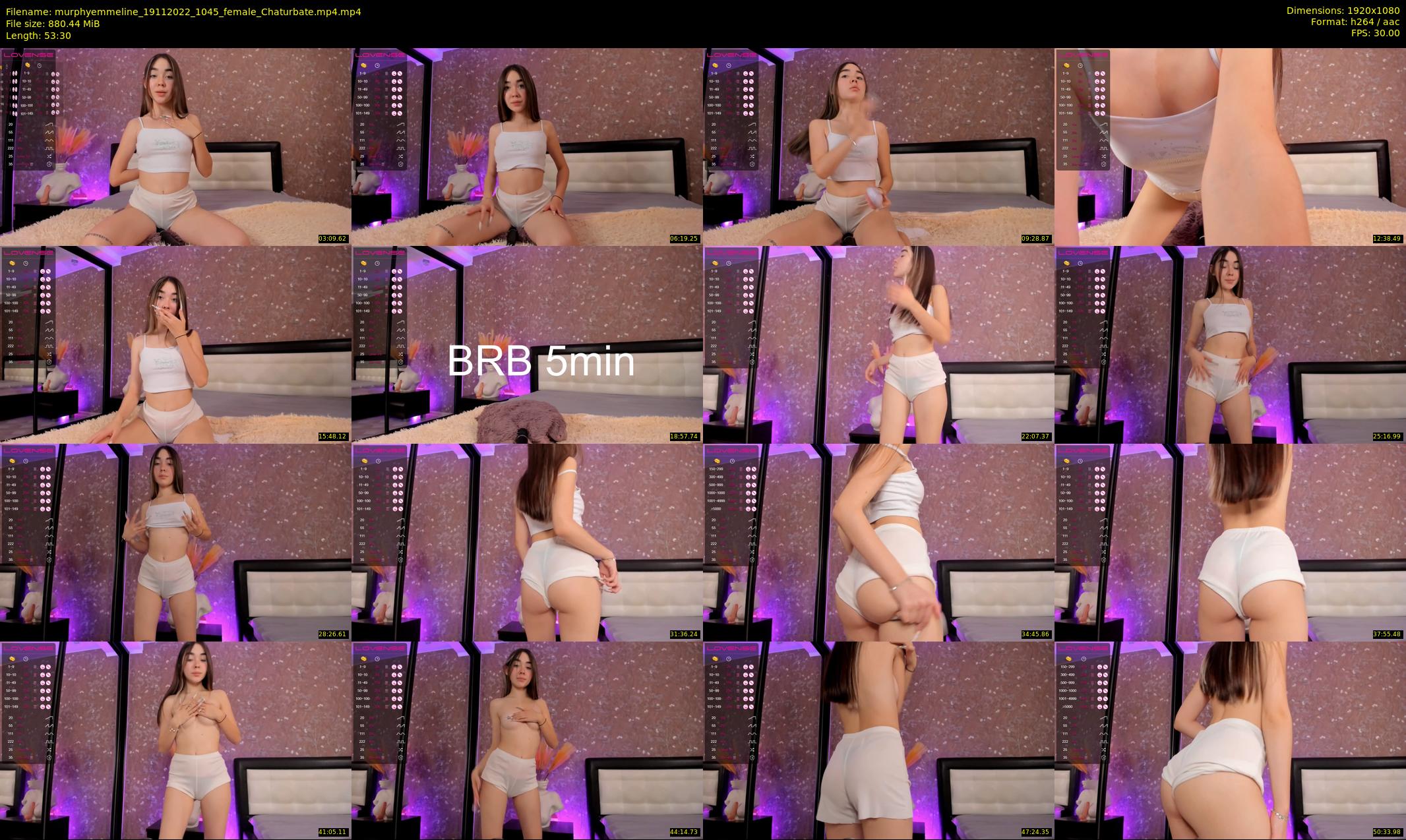 murphyemmeline — 54 minute Chaturbate female cam show recording, 1080p, Nov 19, 2022