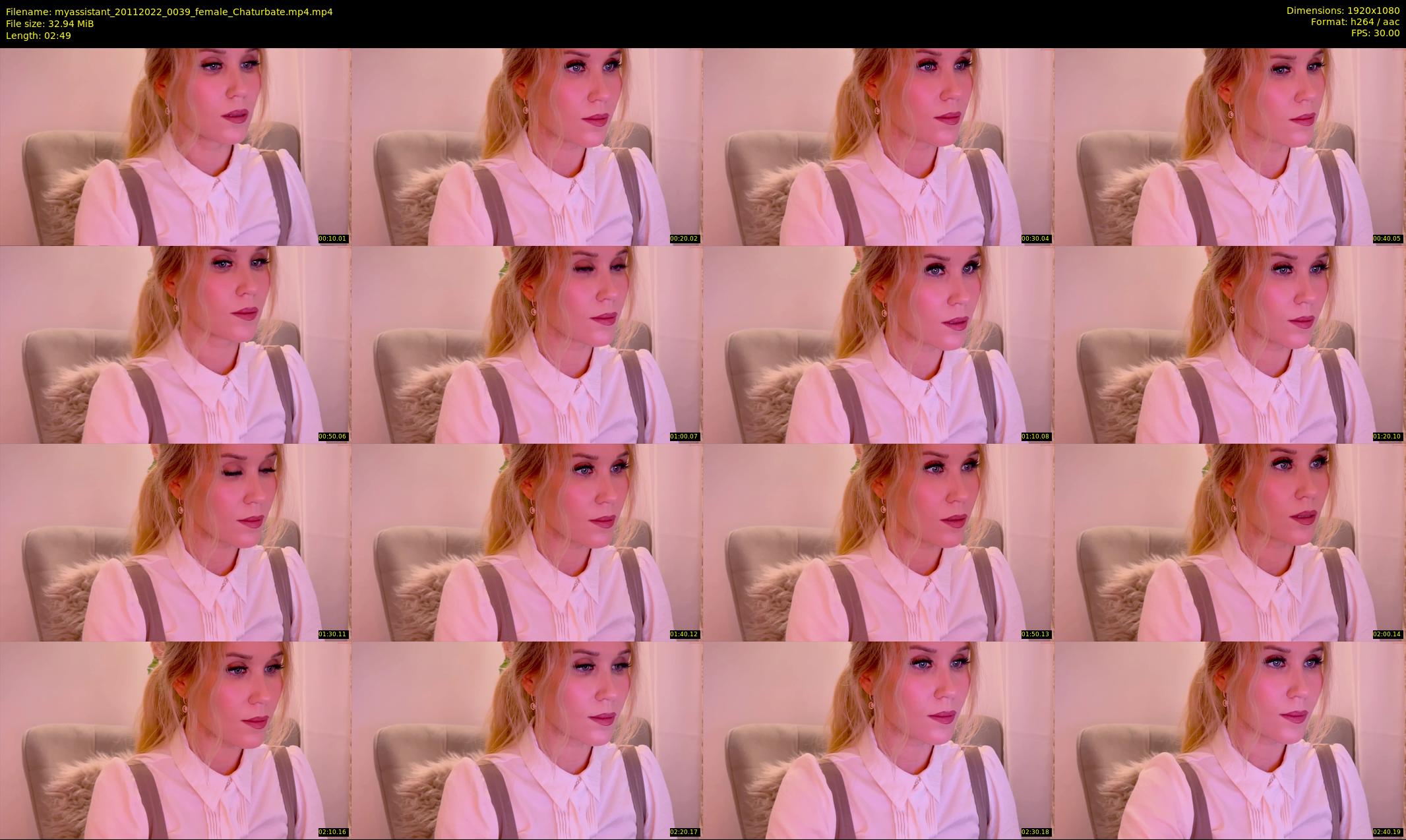 myassistant — 3 minute Chaturbate female cam show recording, 1080p, Nov 20, 2022