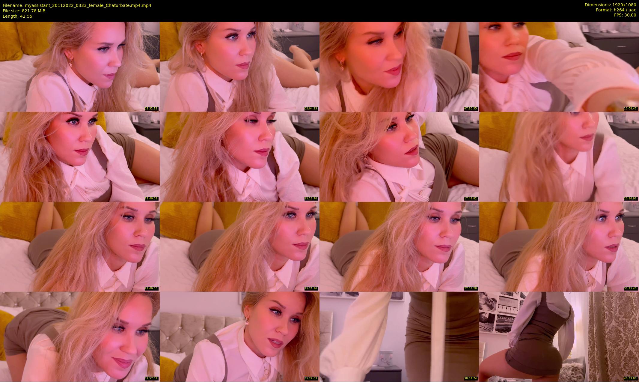myassistant — 43 minute Chaturbate female cam show recording, 1080p, Nov 20, 2022